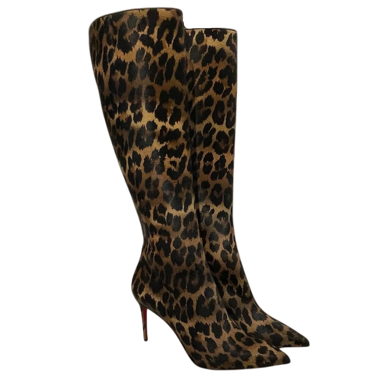 Christian Louboutin/Long Boots/EU 39.5/Animal Pattern/BRW/Kate Botta Ponyhair view 1