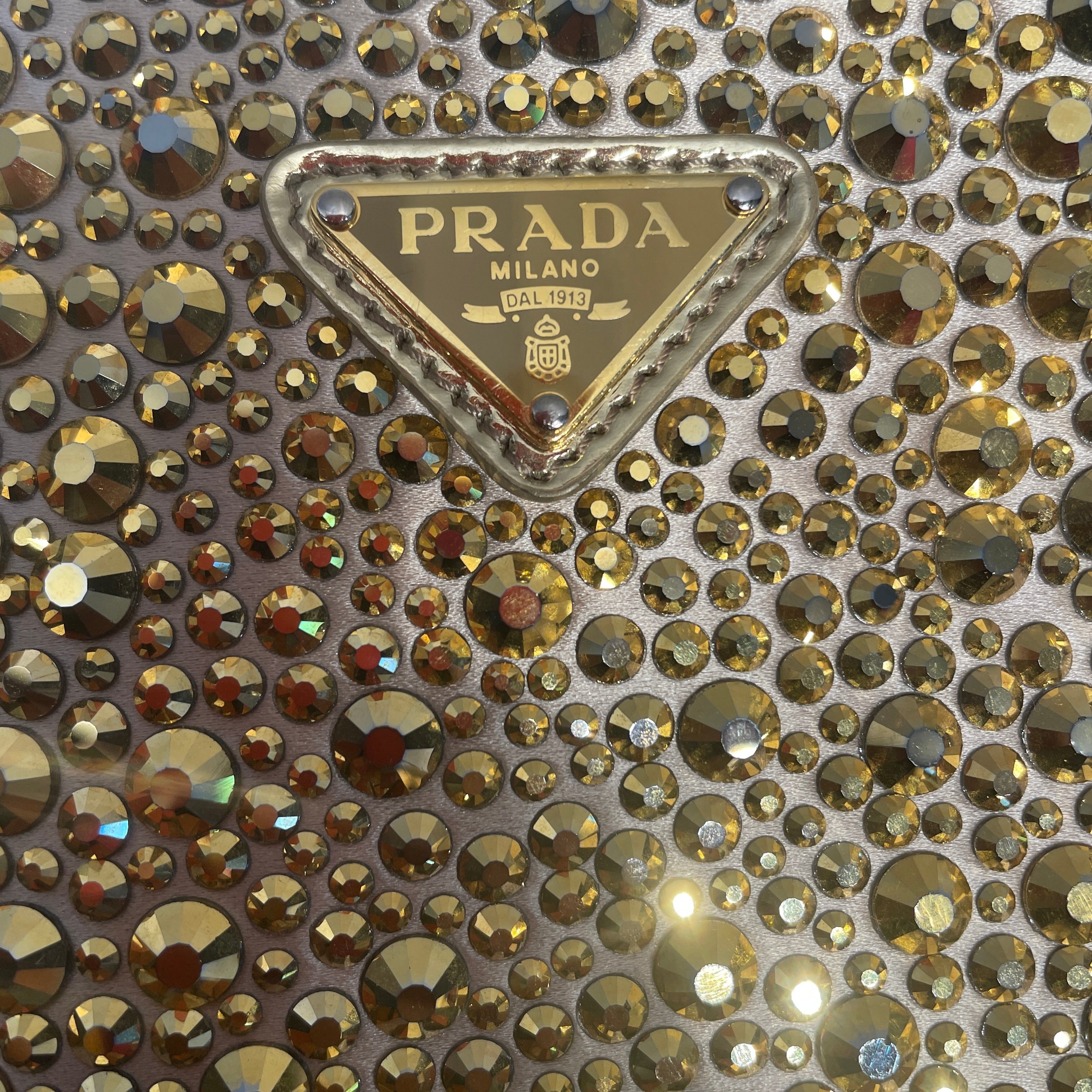 PRADA/Hand Bag/GLD/RHINESTONES view 4