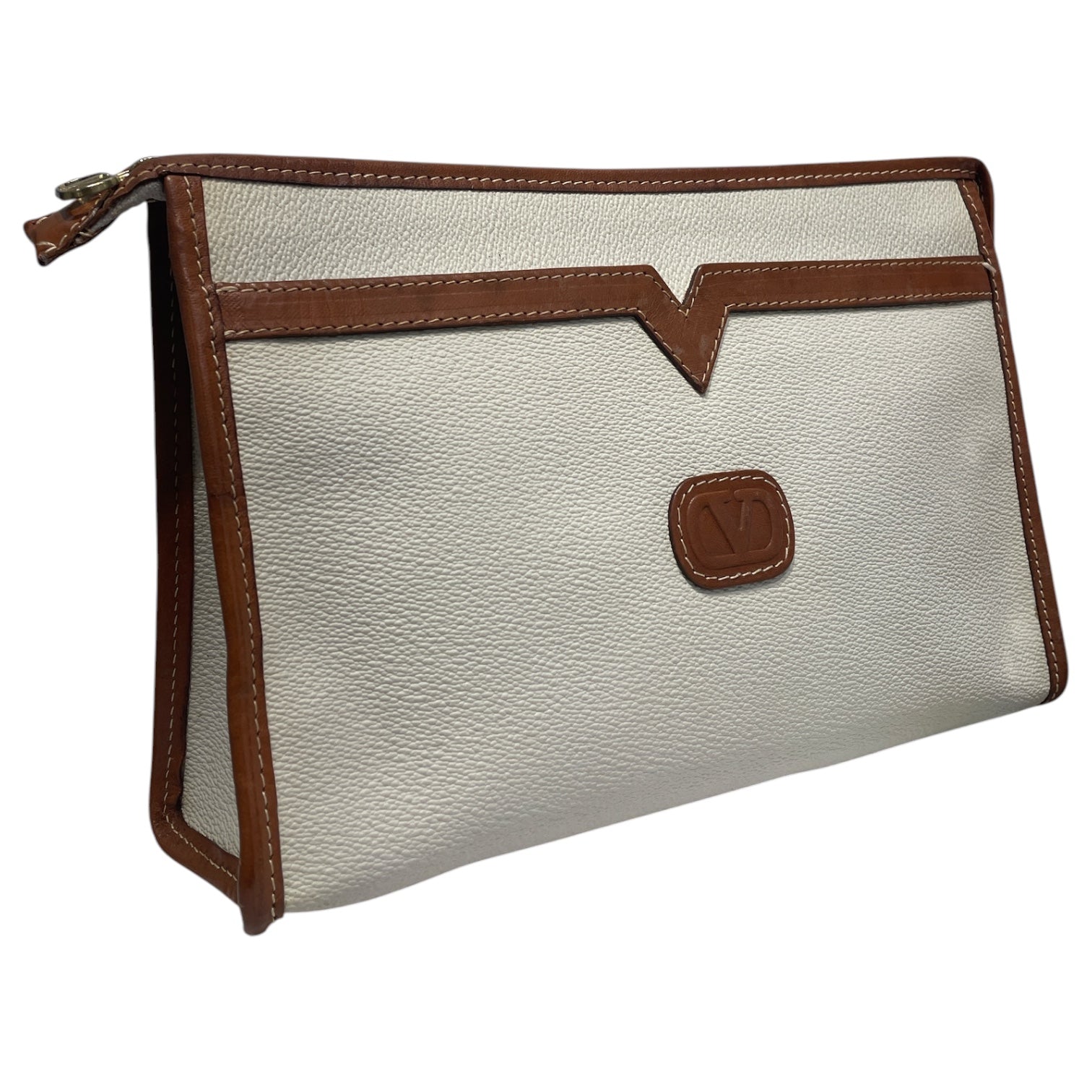 VALENTINO GARAVANI/Clutch Bag/Leather/WHT/ view 5