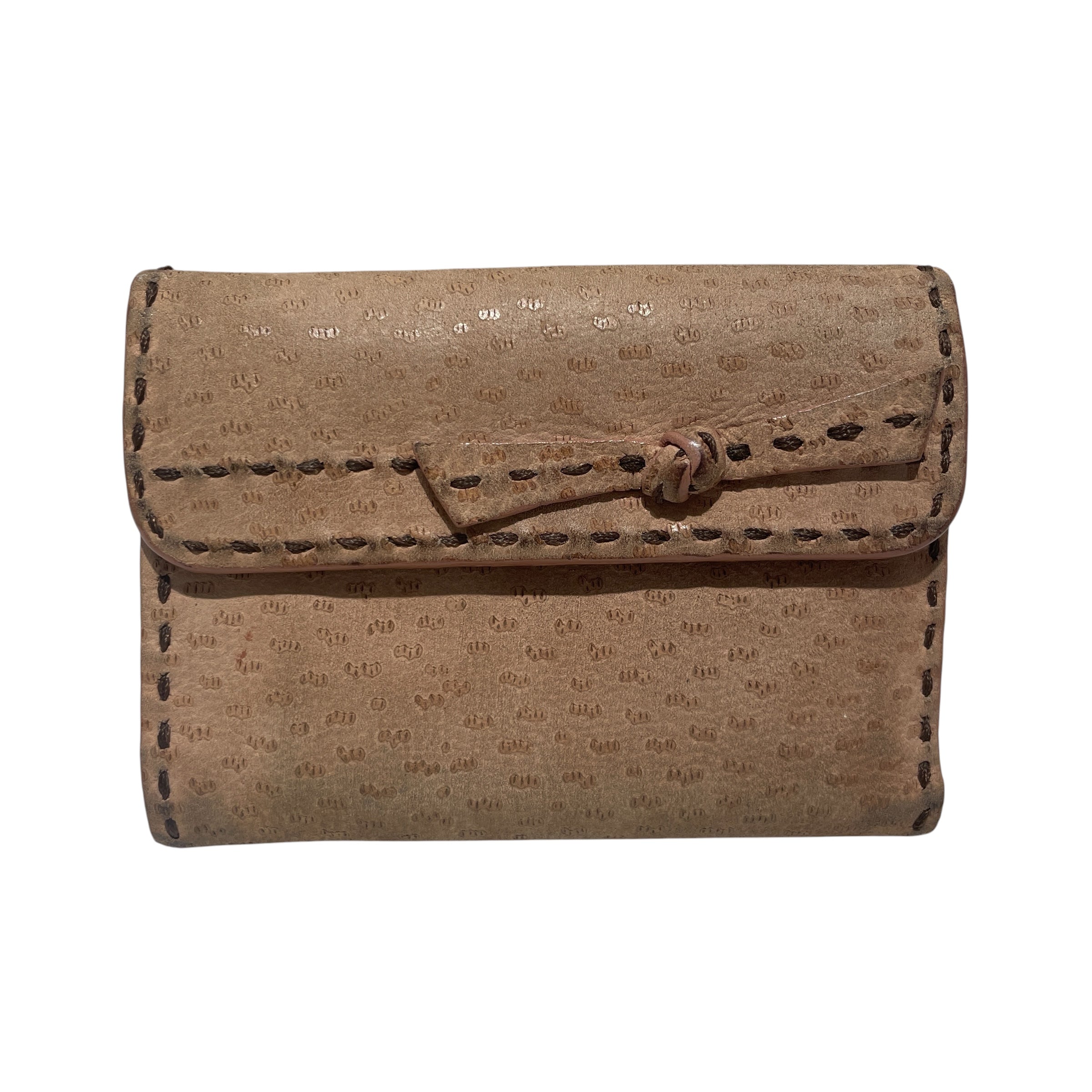 PRADA/Bifold Wallet/Leather/PNK/ view 1