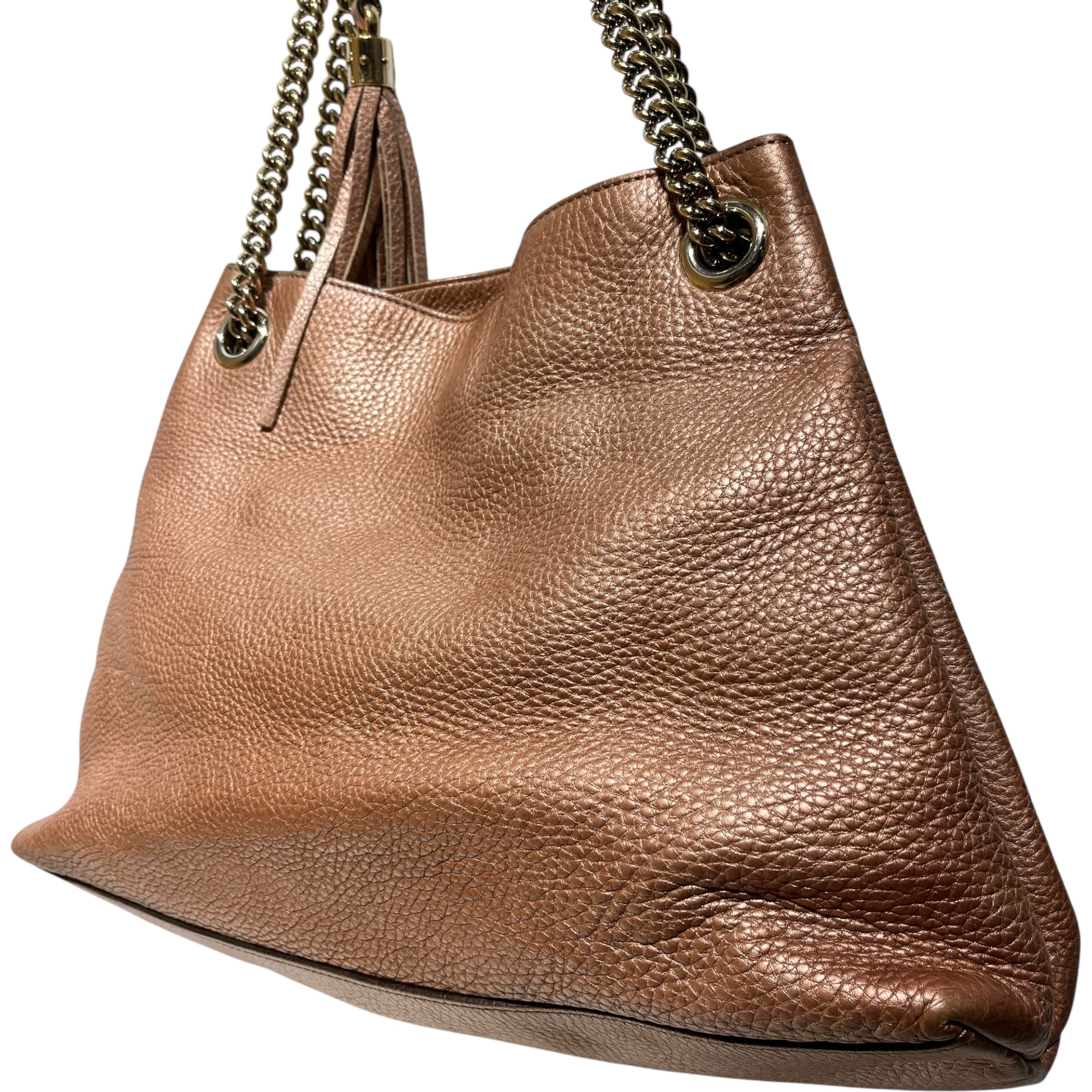 GUCCI/Hand Bag/Leather/PNK/Soho Shoulder Chain view 4