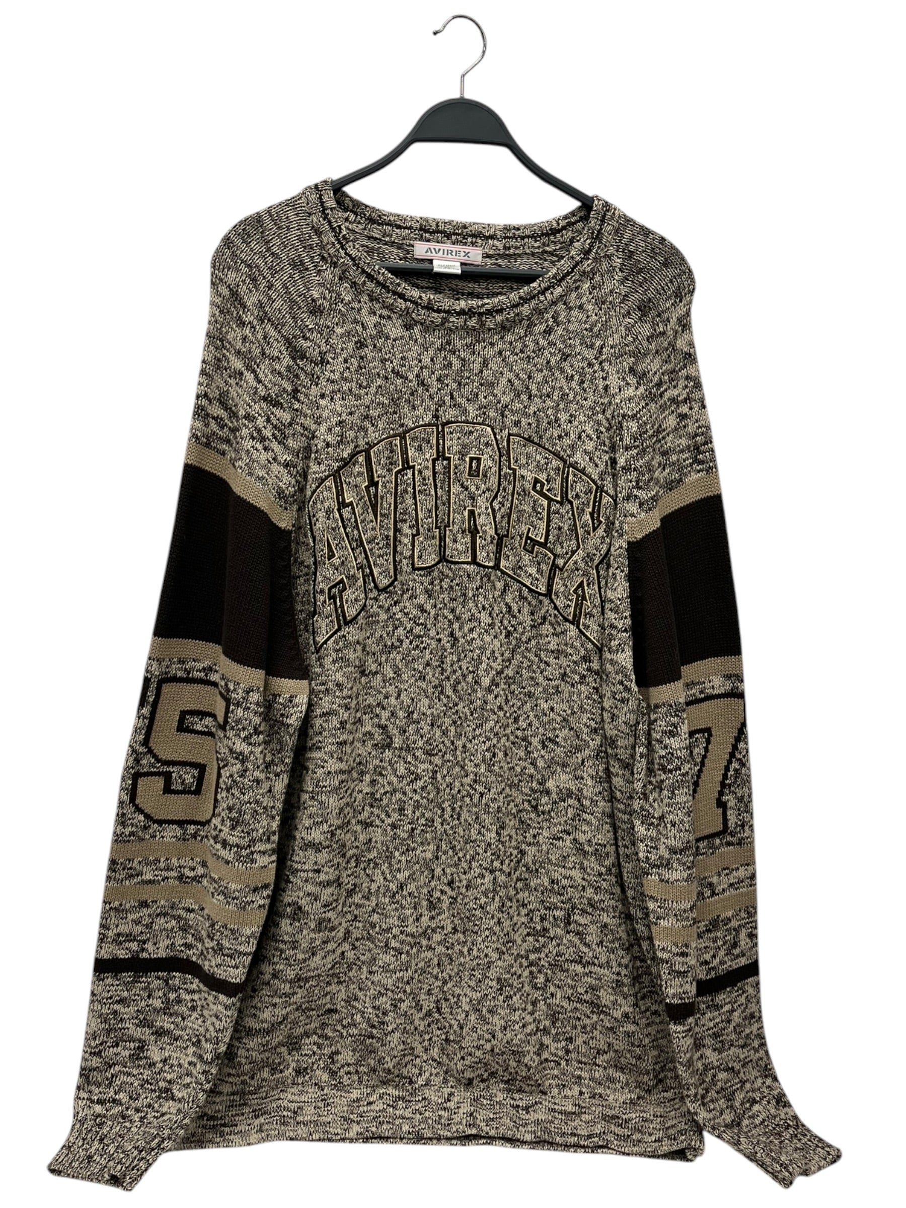 AVIREX/Heavy Sweater/XXL/Cotton/CML/ view 1