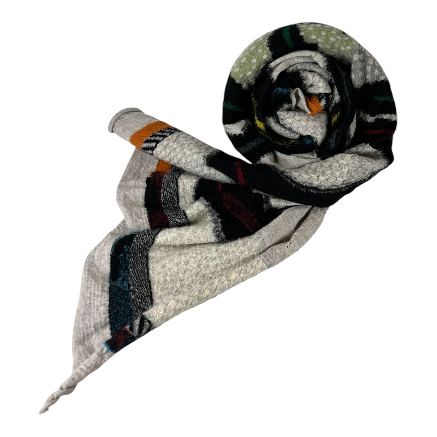 KAPITAL/Scarf/All Over Print/Wool/MLT/stars and swirls view 1