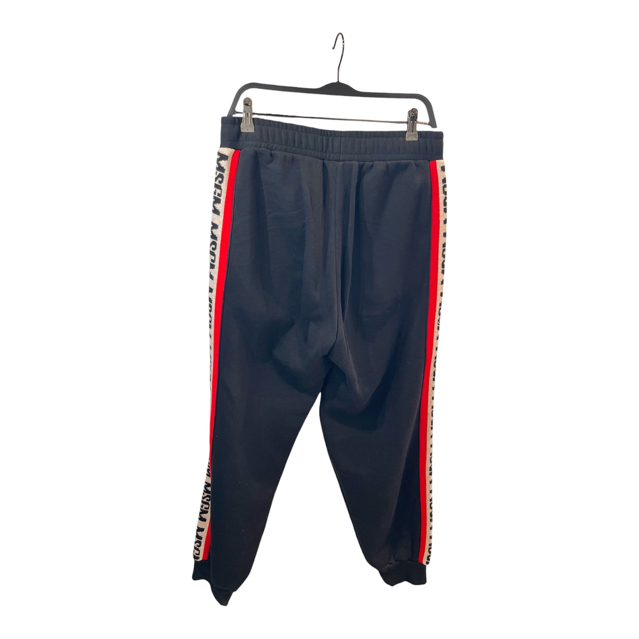 MSGM/Jumpsuits/XL/Cotton/BLK/Joggers/RED/WHITE STRIPE view 2