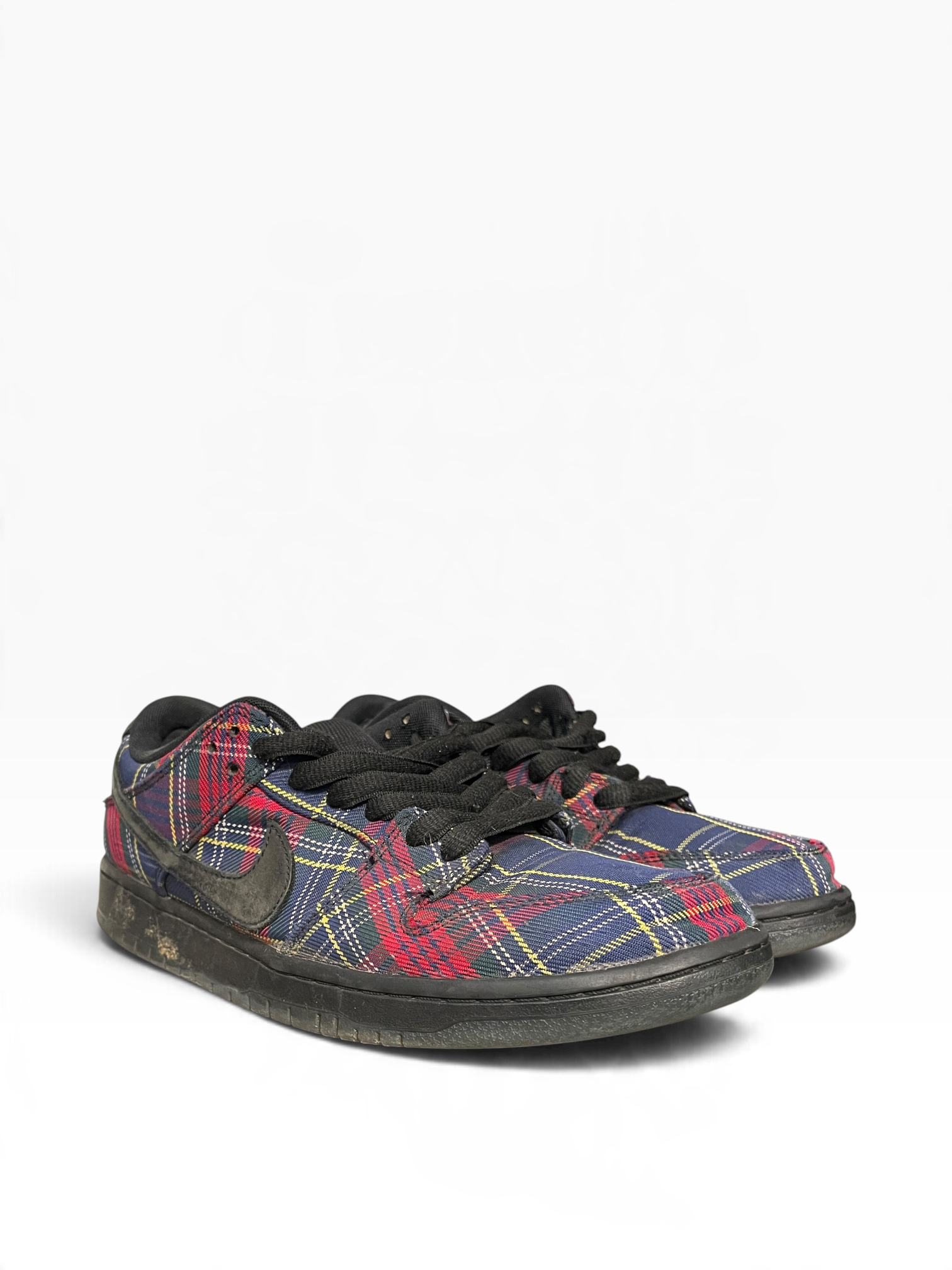 NIKE SB/Low-Sneakers/US 9.5/Plaid/Cotton/BRD/NARDWUAR SB DUNK LOW view 1