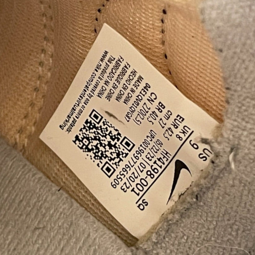 NIKE/TRAVIS SCOTT/Low-Sneakers/US 9/GRY/TRAVIS SCOTT X NIKE MAC ATTACK view 8