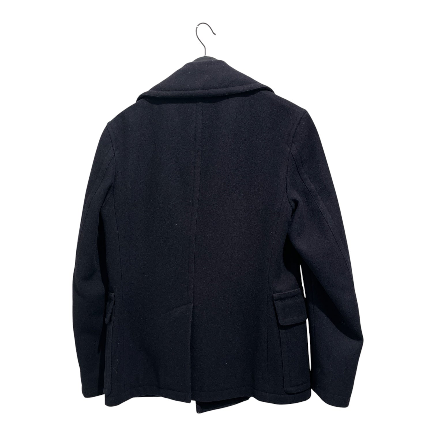 BURBERRY BRIT/Jacket/S/Wool/NVY/Navy peacoat view 2