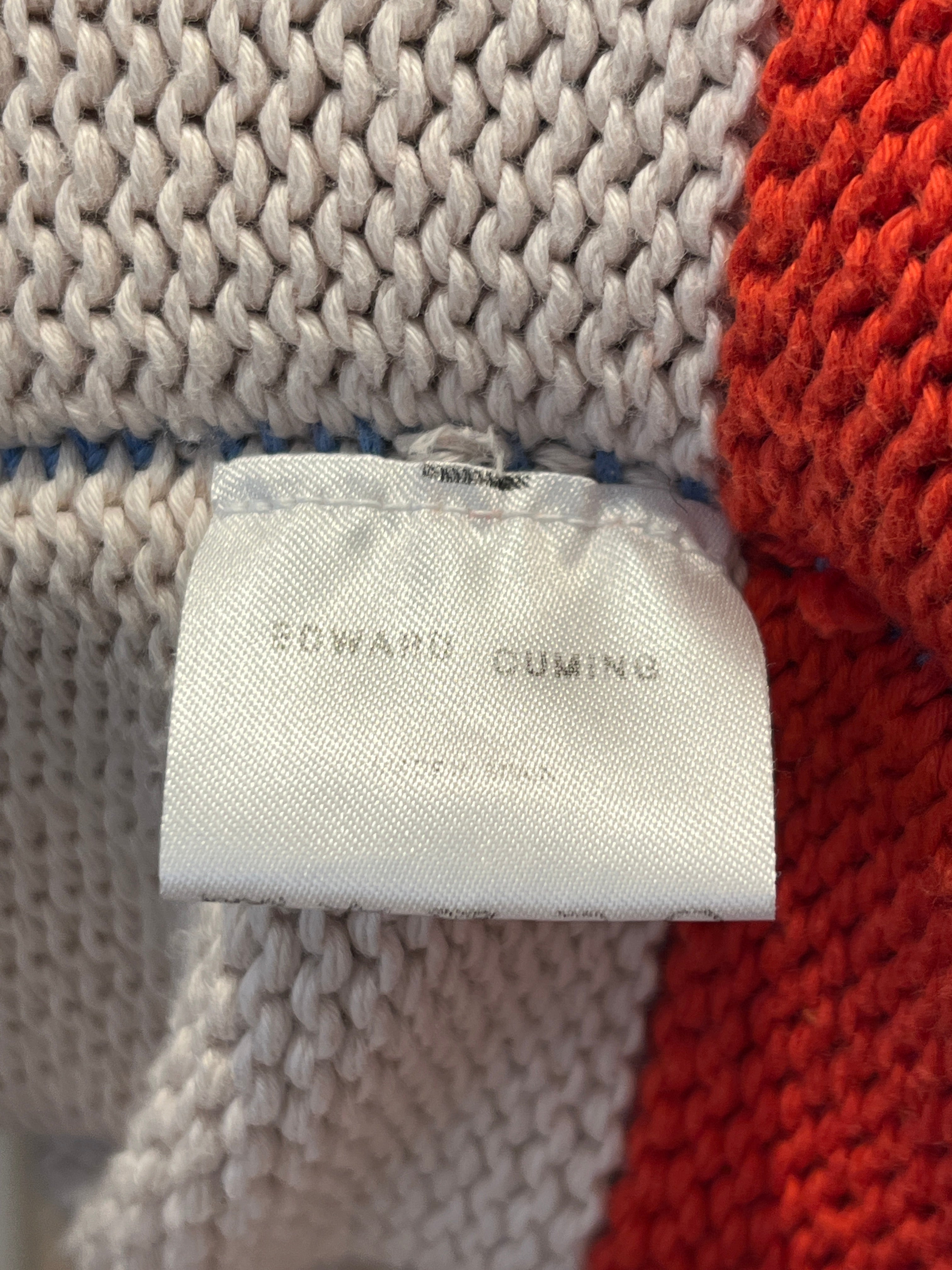 EDWARD CUMING/Sweater/4/Stripe/Cotton/BLU/ORNGWHTBLUSTRIPES view 4