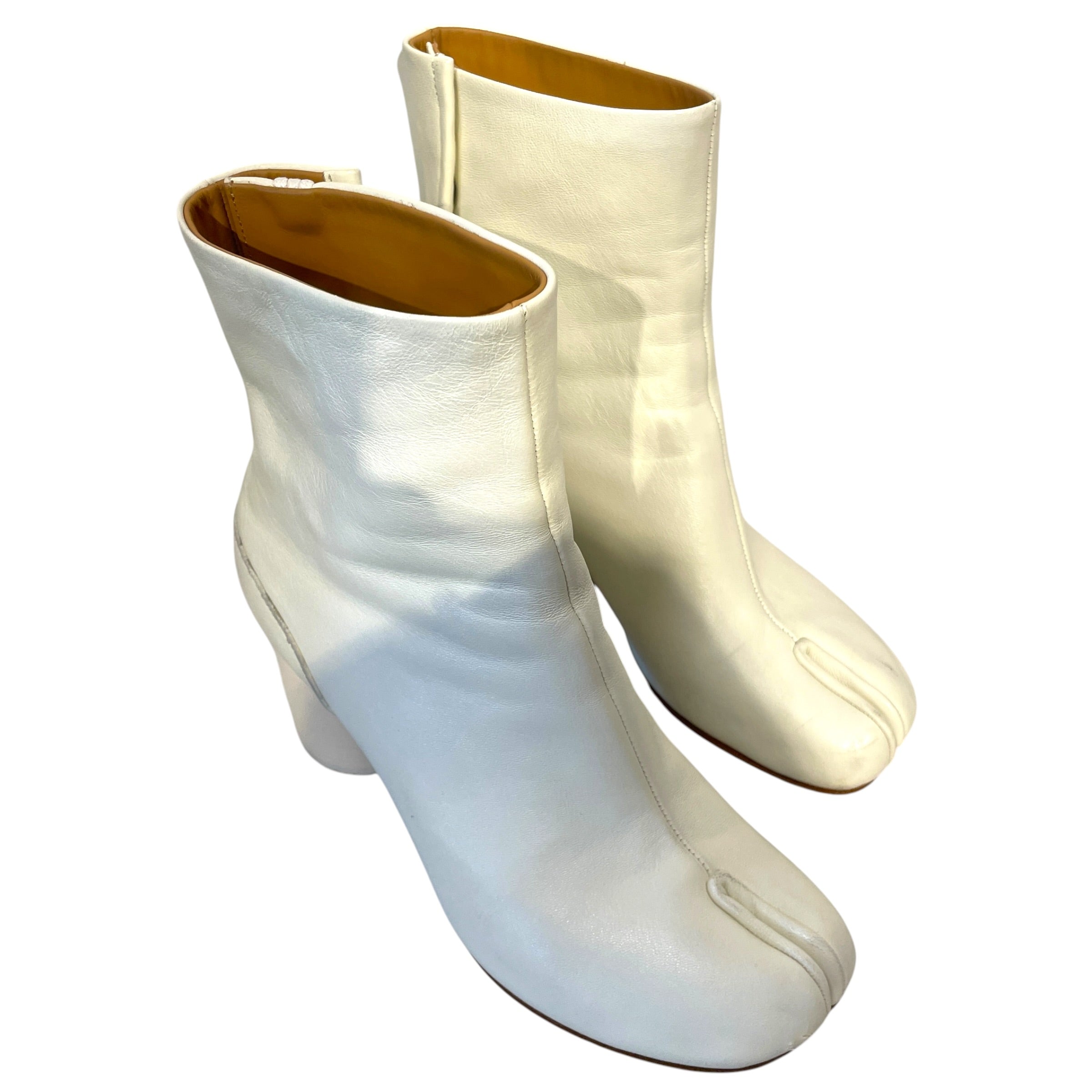 Maison Margiela/Boots/EU 41/Leather/WHT/TABI view 1
