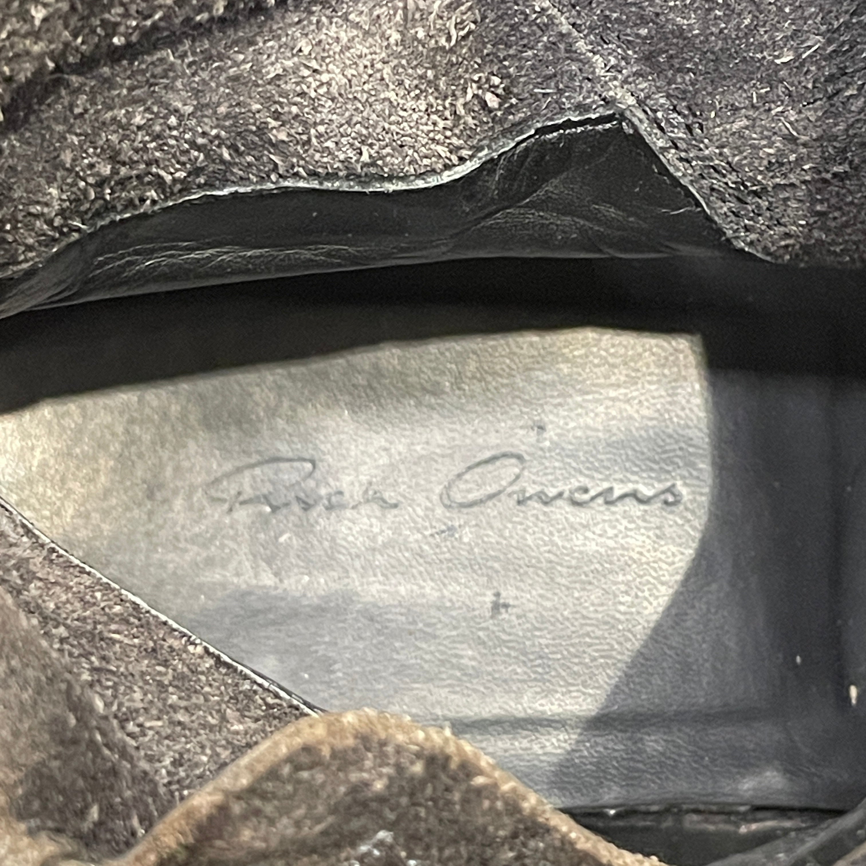 Rick Owens/Low-Sneakers/EU 43.5/Suede/BRW/RO ISLAND DUNK GUM SOLE view 3