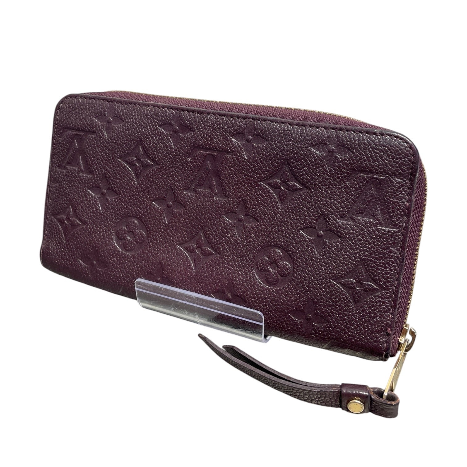 LOUIS VUITTON/Long Wallet/Leather/PPL/L's/Purple Empreinte Zippy Wallet view 2
