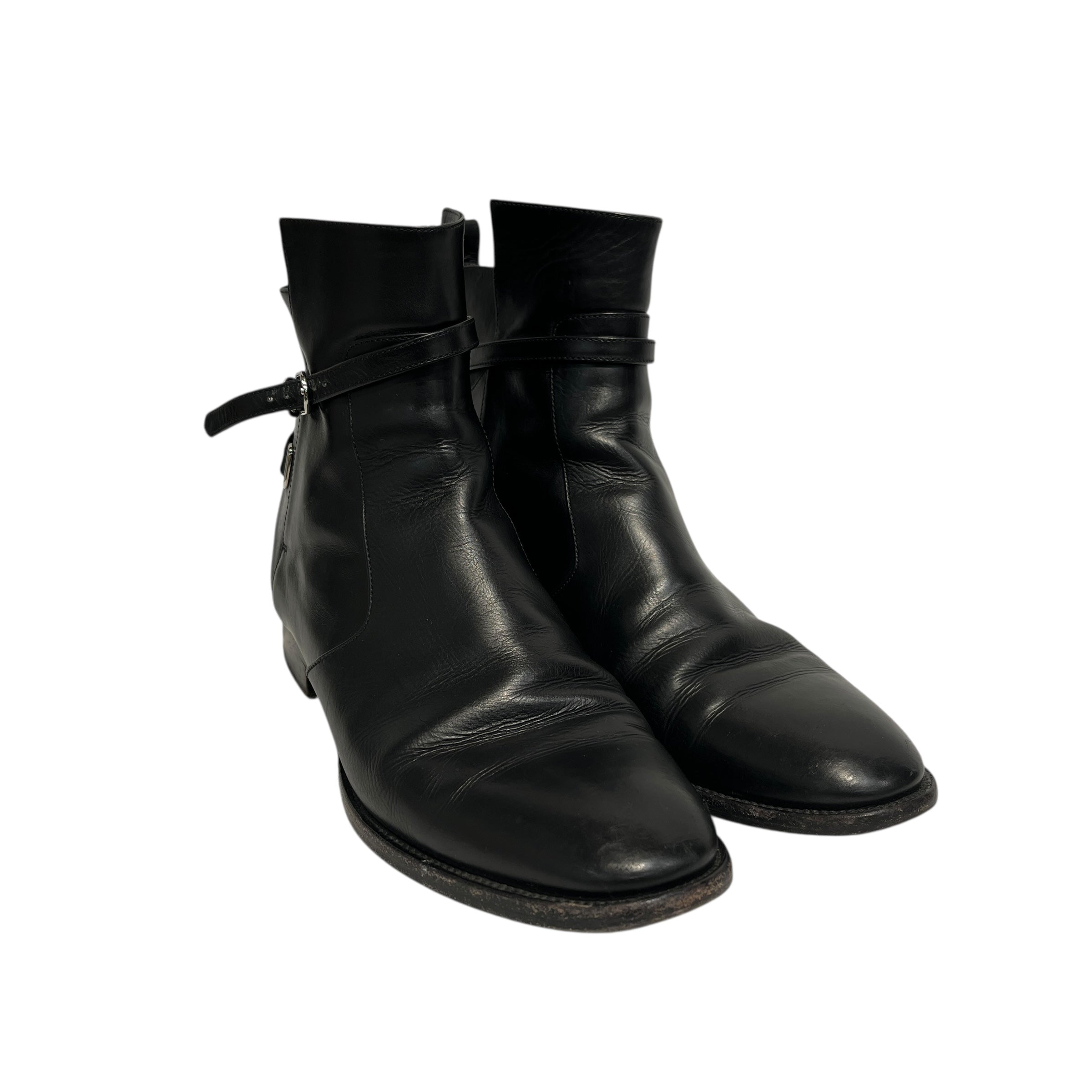 BALENCIAGA/Boots/EU 39/Leather/BLK/ view 1