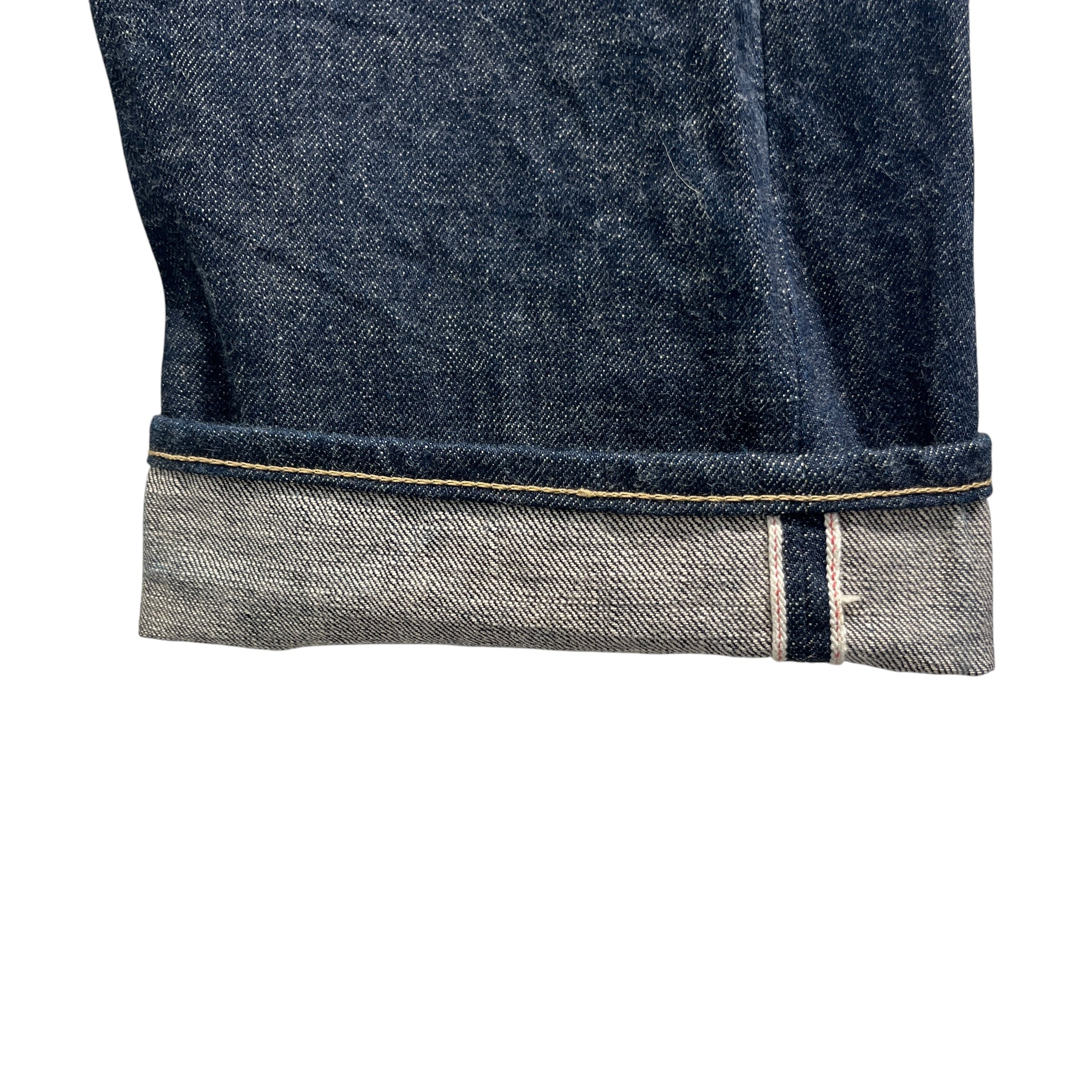 UES/Straight Pants/31/Denim/NVY/Button Fly/Lot 400R on Leather Tab view 4