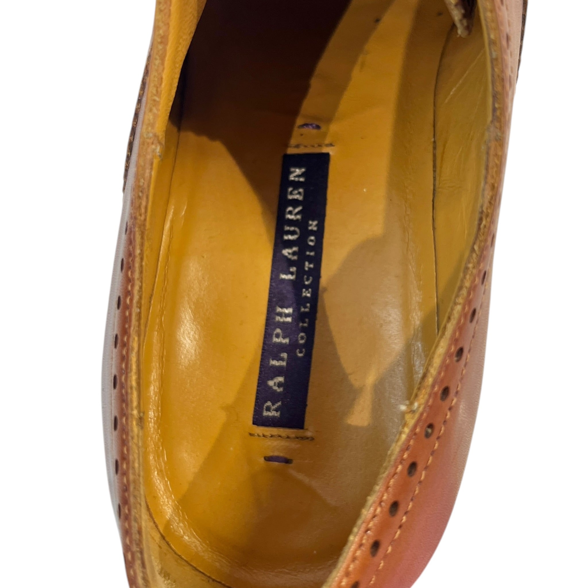 Ralph Lauren COLLECTION/Dress Shoes/US 8.5/Leather/CML/DERBY view 3