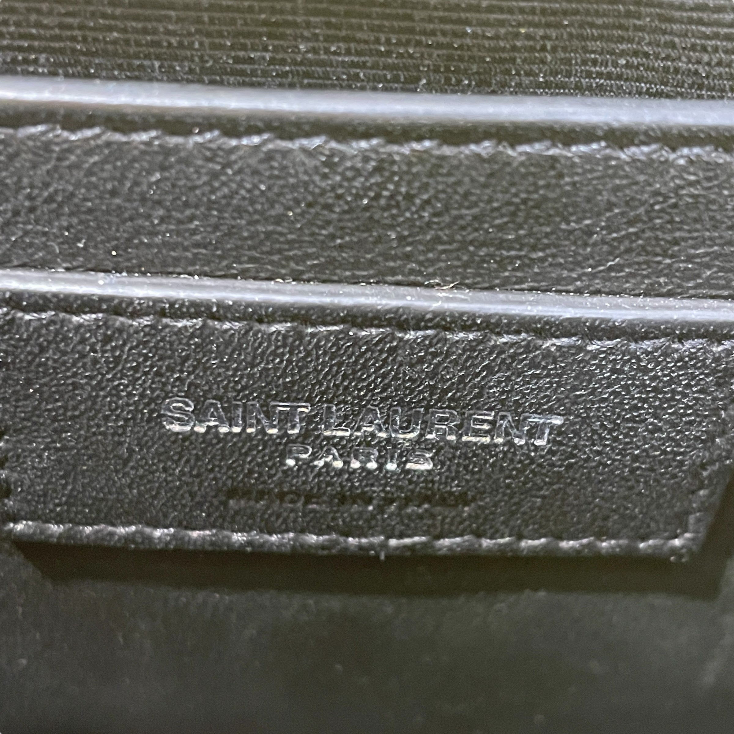 SAINT LAURENT/Cross Body Bag/Leather/YEL/Ostritch Kate view 6
