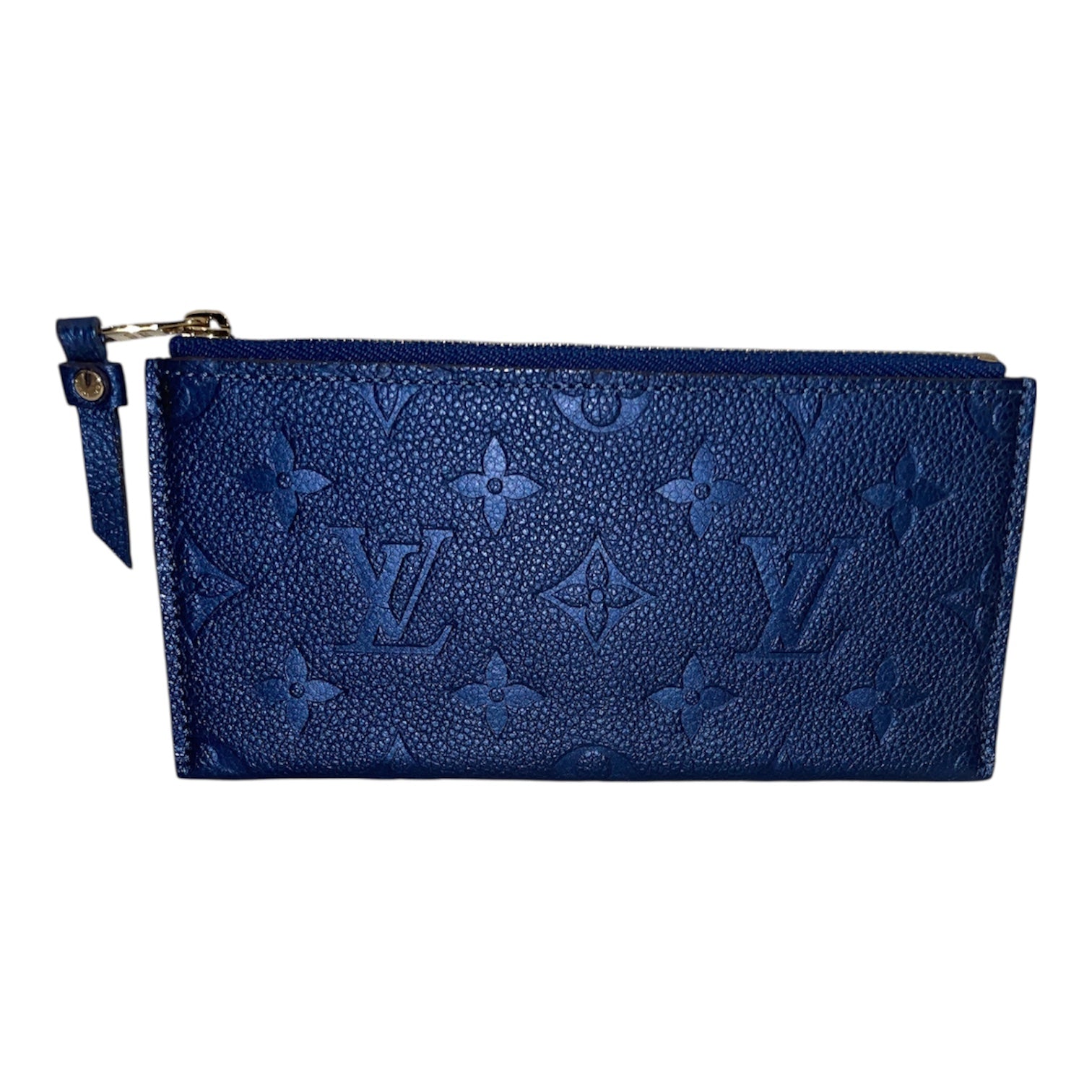 LOUIS VUITTON/Pouch/Monogram/Leather/BLU/Zippered Pouch Empreinte LTHER view 2