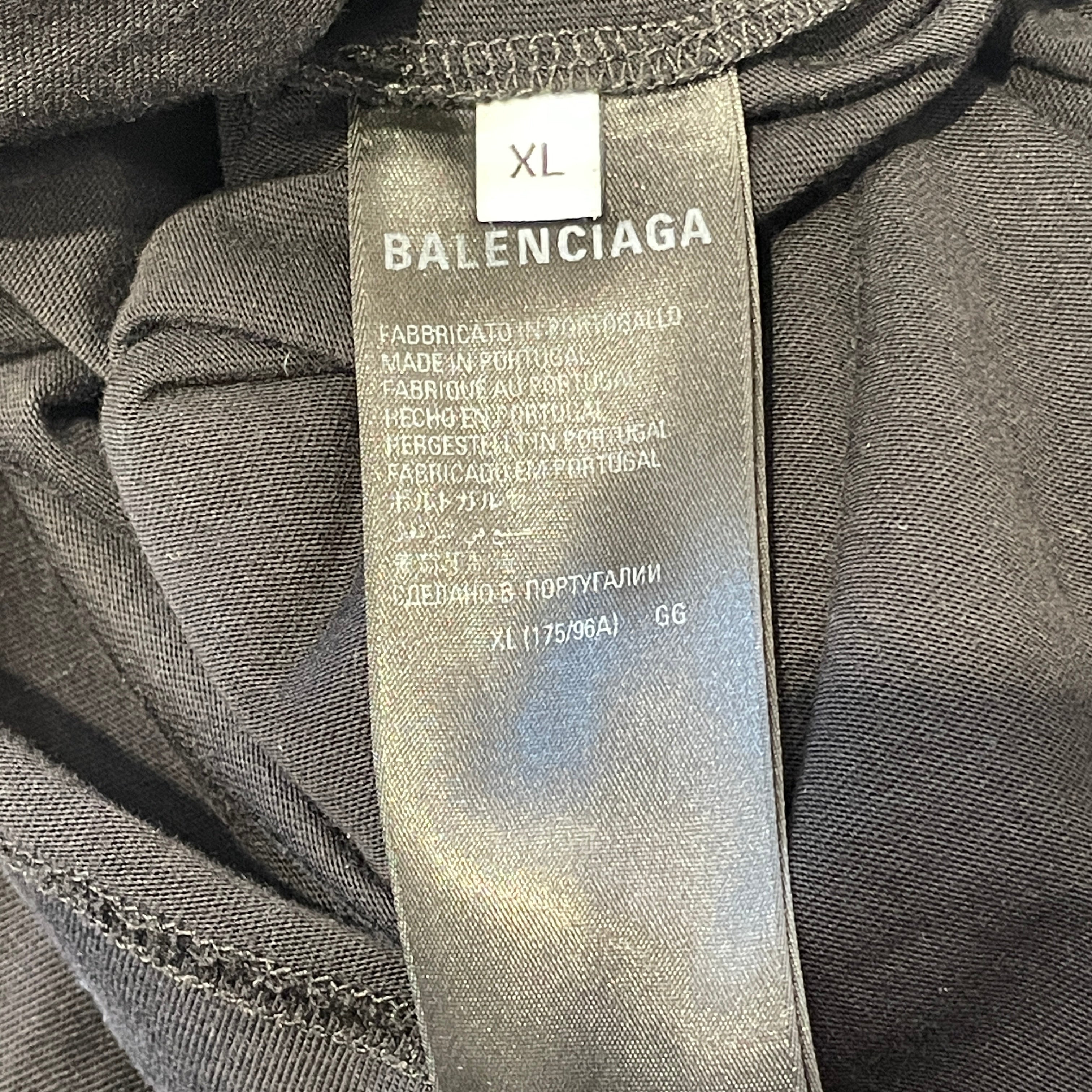 BALENCIAGA/T-Shirt/XL/Cotton/BLK/ view 4