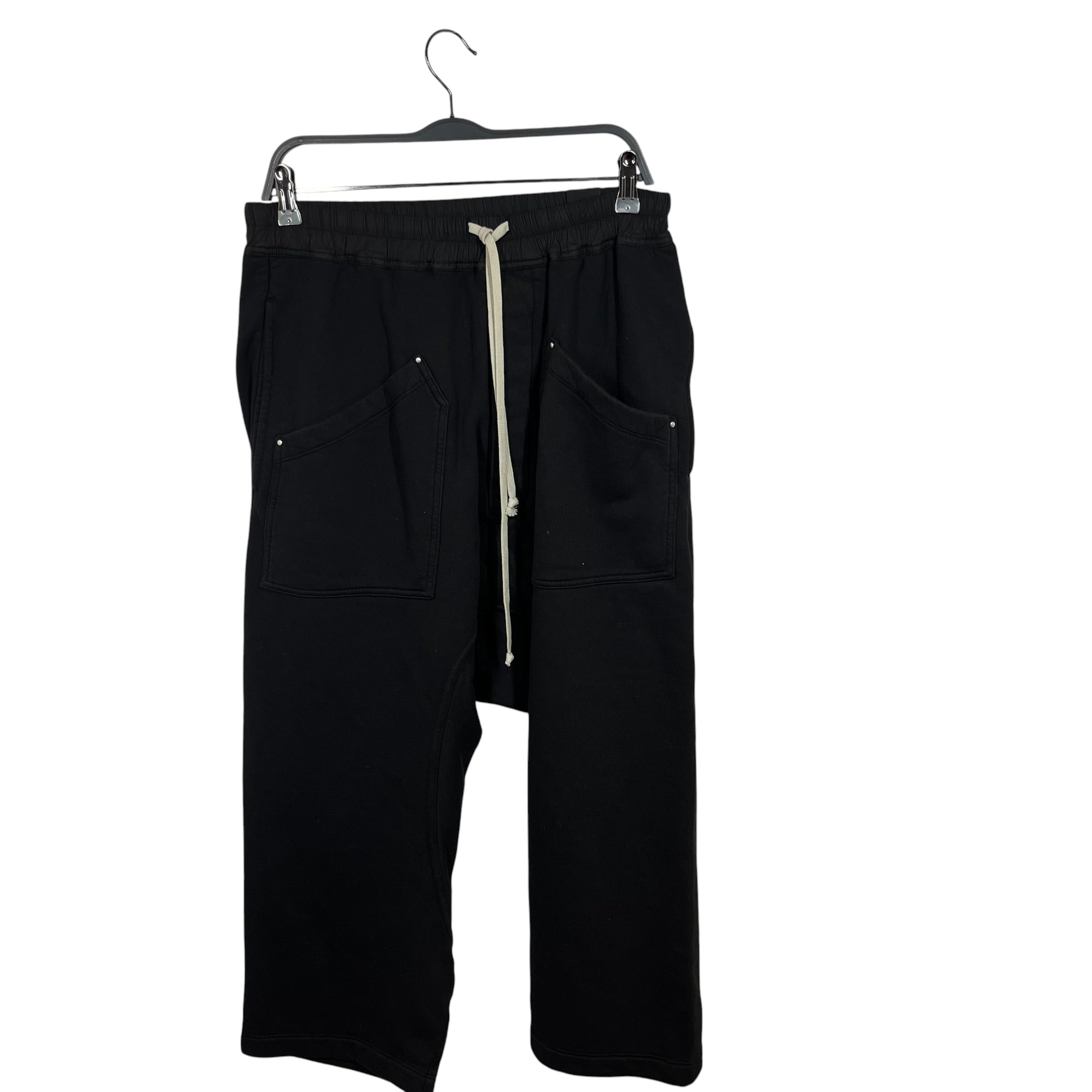 RICK OWENS DRKSHDW/Shorts/S/Cotton/BLK/Fatigue 3 Quarter Shorts view 1