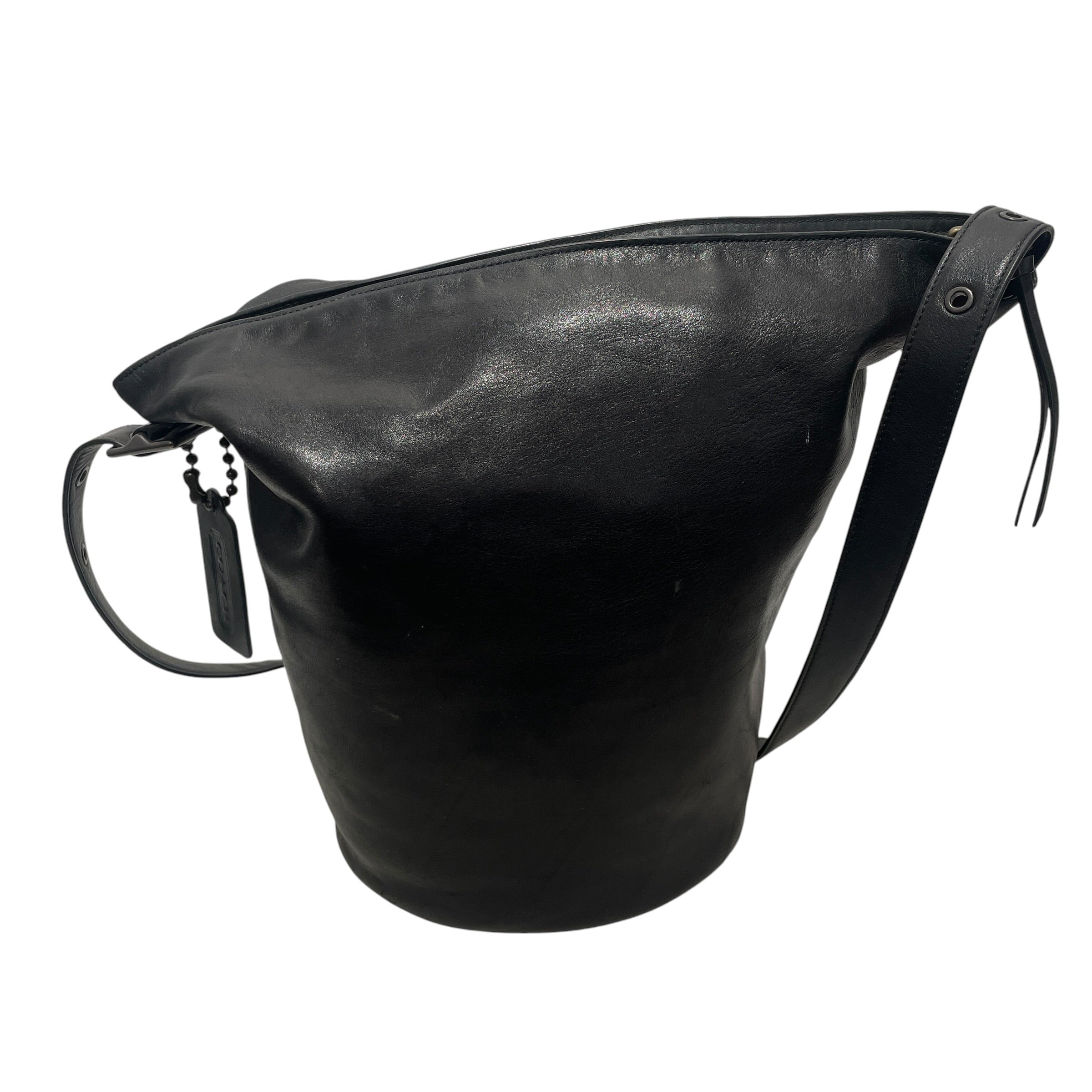COACH/Cross Body Bag/Leather/BLK/BLEEKER BUCKET view 2