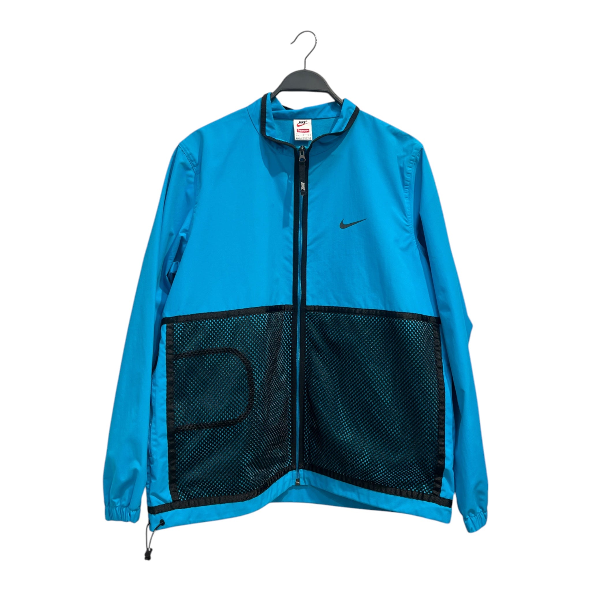 Supreme/NIKE/Windbreaker/L/Nylon/BLU/MESH BACK POCKET view 1