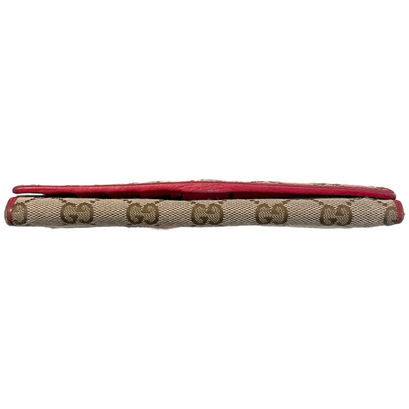 GUCCI/Wallet/Monogram/BRW/346058 0416 RED LEATHER