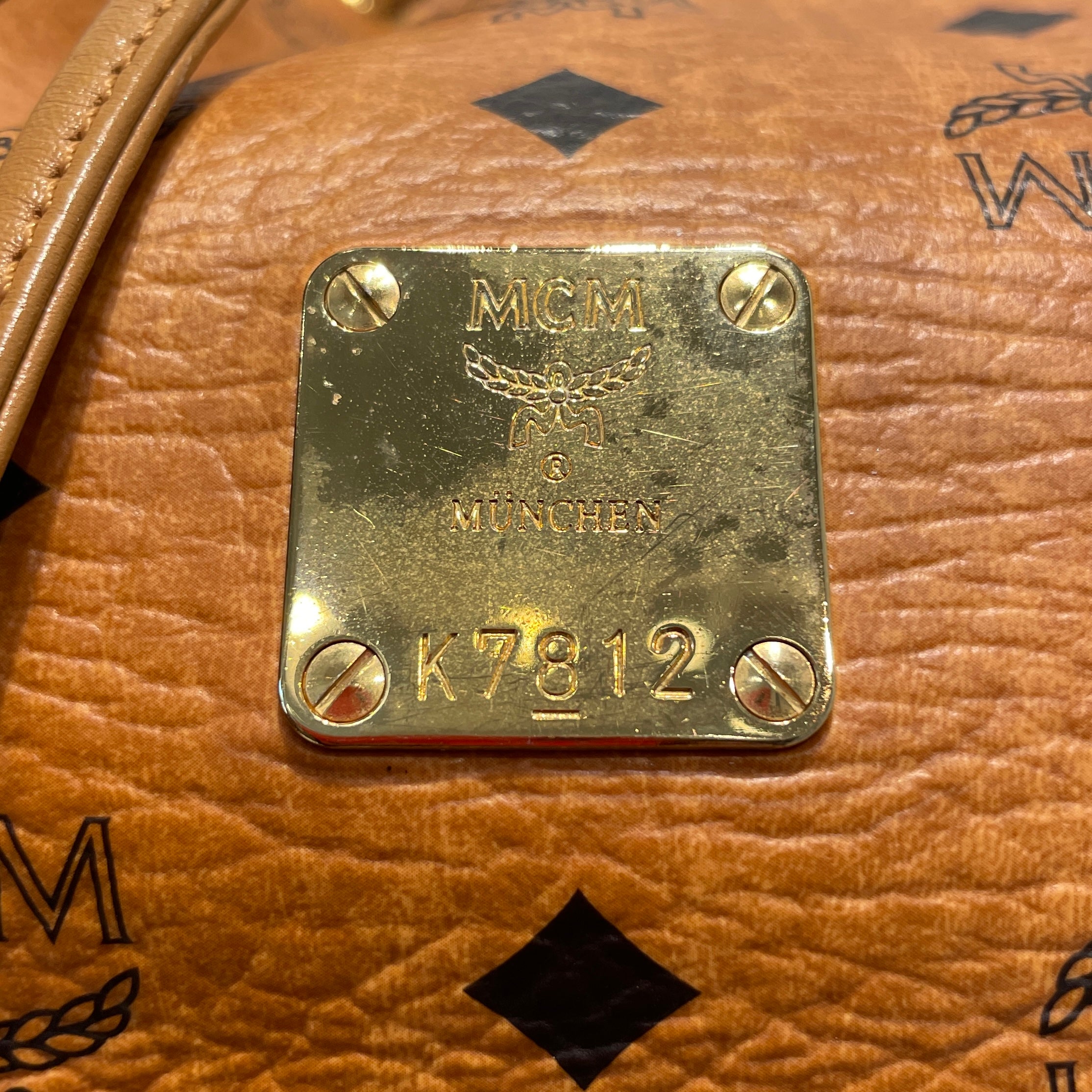MCM/Hand Bag/Monogram/Leather/BRW/Monogram Hand bag view 5