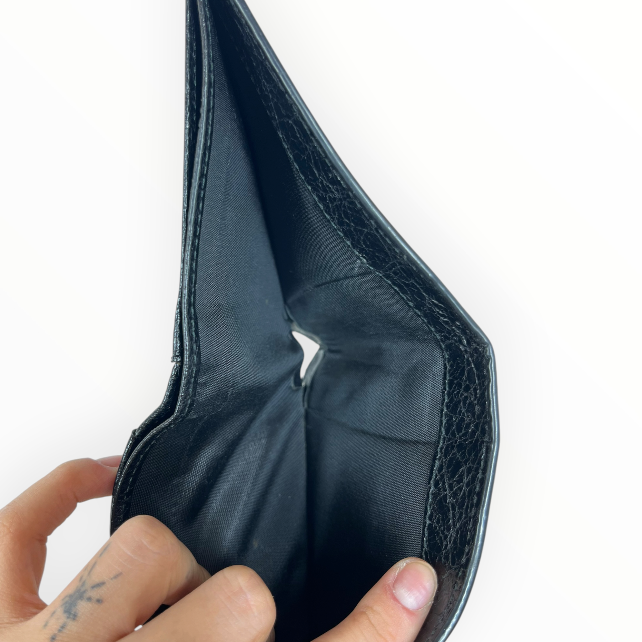 BALENCIAGA/Bifold Wallet/Leather/BLK/M's/ view 5