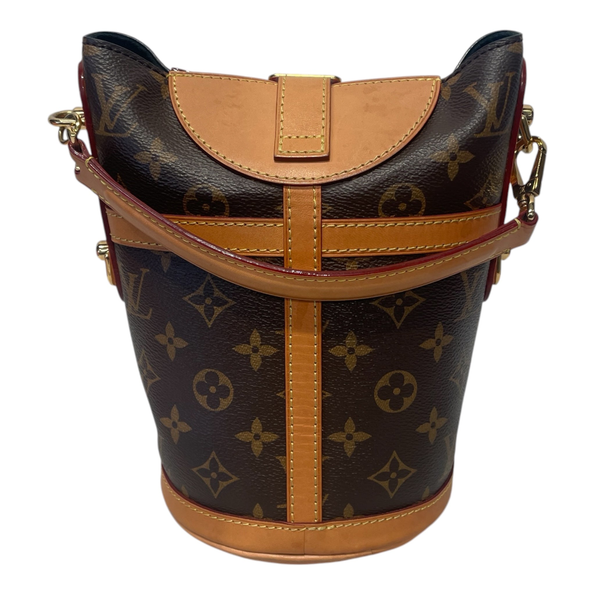 LOUIS VUITTON/Bag/Monogram/Leather/BRW/Bucket Bag view 2