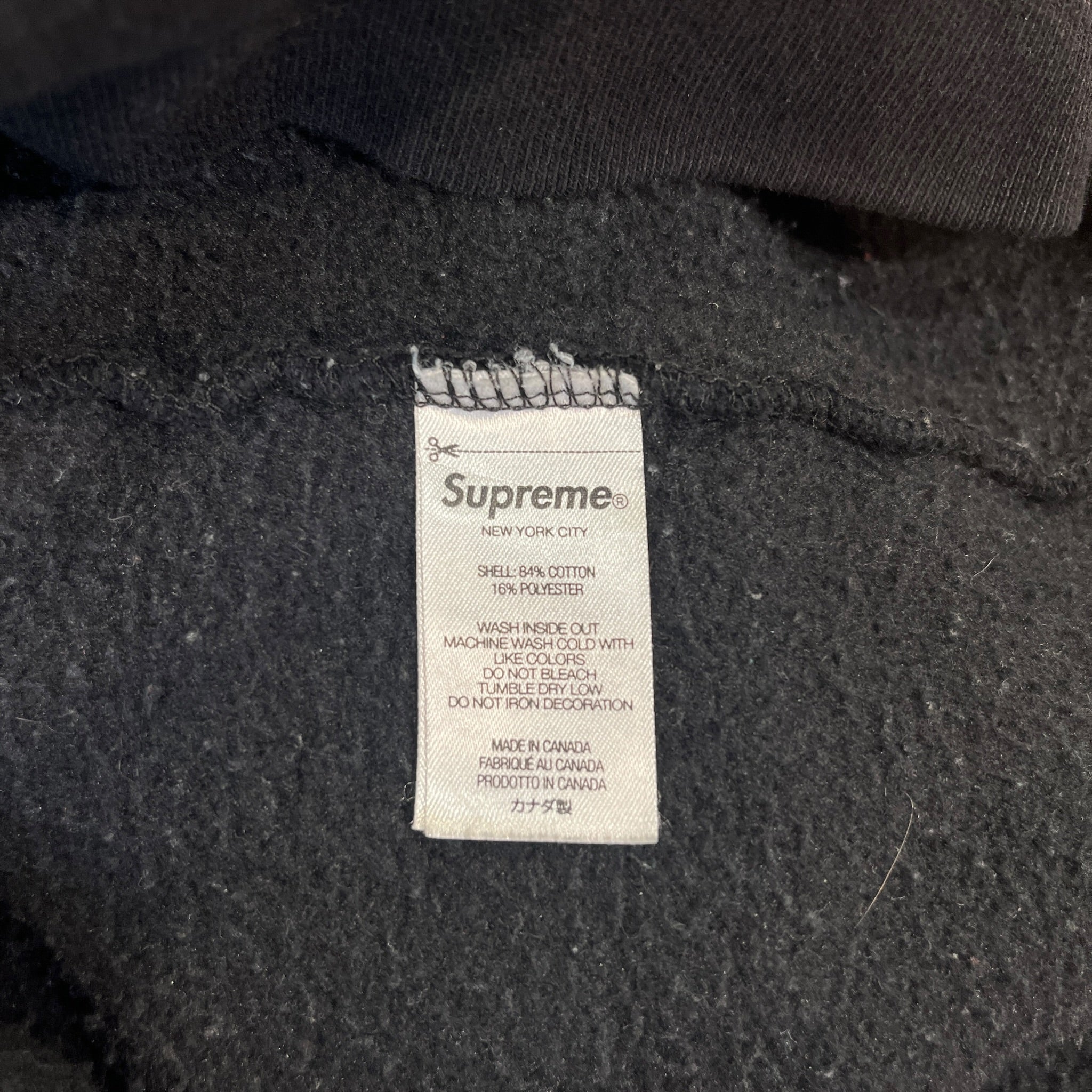 Supreme/Hoodie/XXL/Cotton/BLK/F/W 22 GRAFFITI LOGO view 4