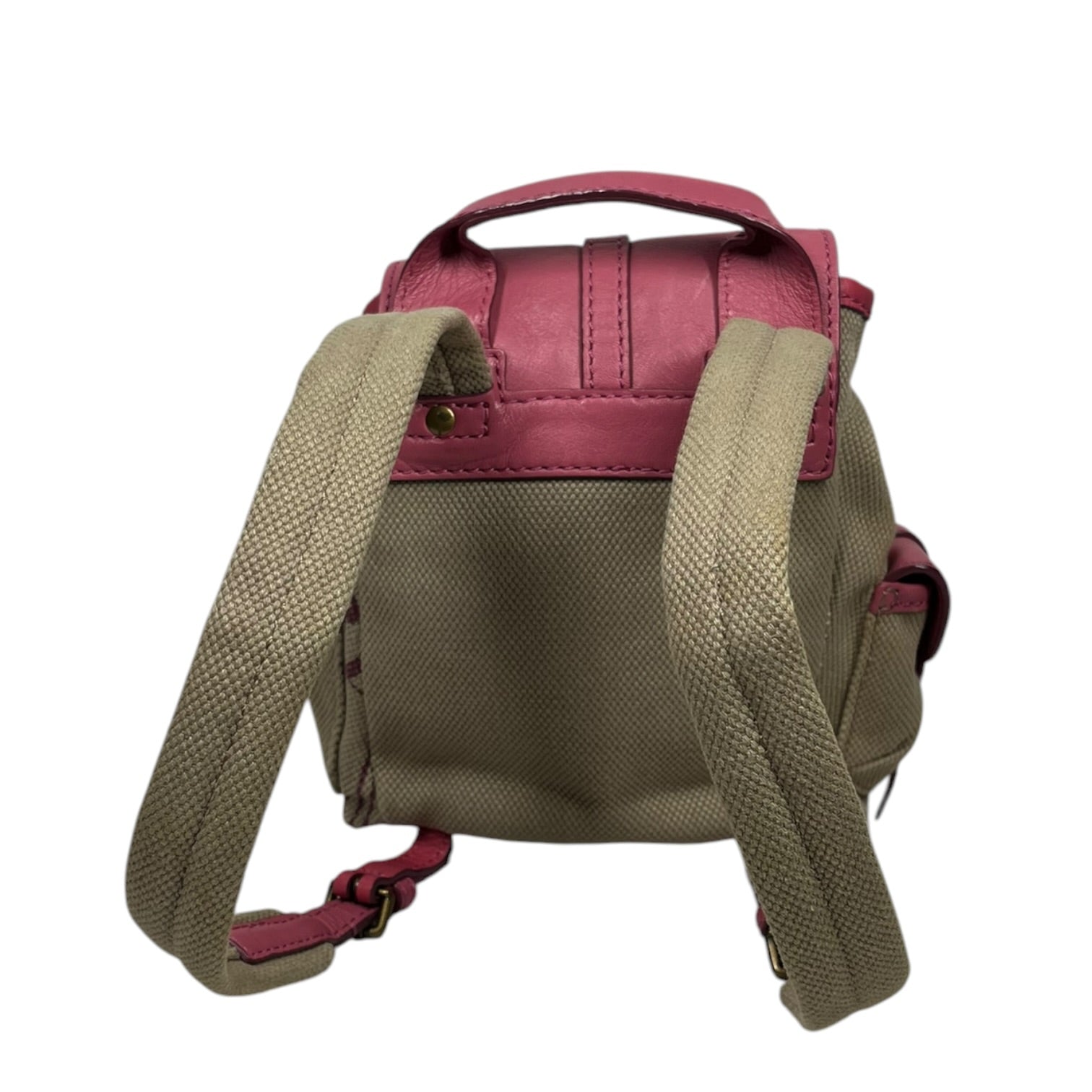 BURBERRY/Backpack/Cotton/KHK/Linen Backpack view 2