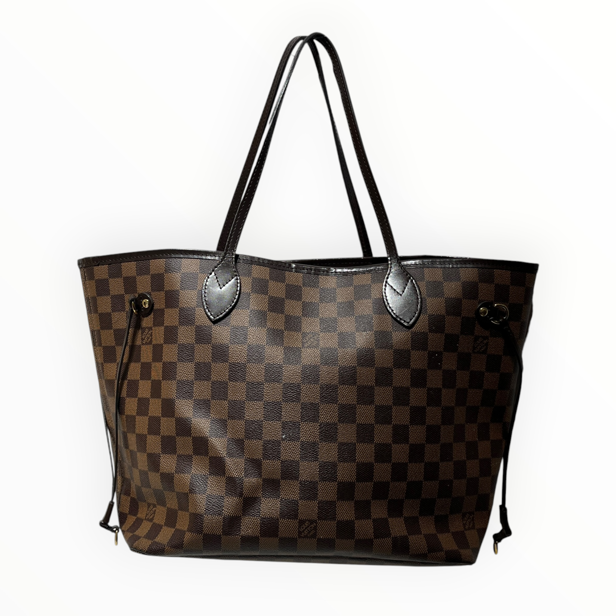 LOUIS VUITTON/Tote Bag/Monogram/Leather/BRW/NEVERFULL view 2