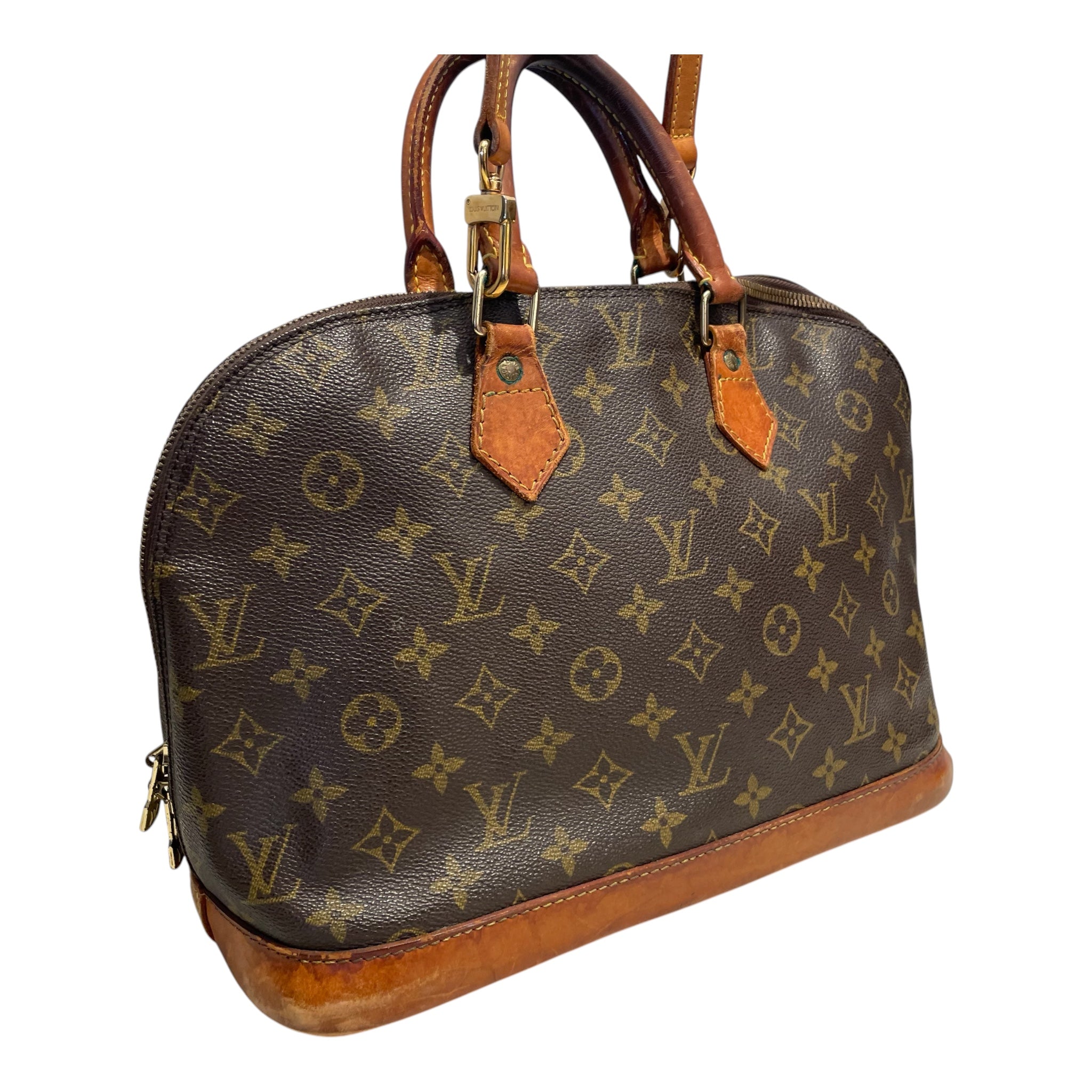 LOUIS VUITTON/Hand Bag/Monogram/Leather/BRW/LV Monogram Alma view 5