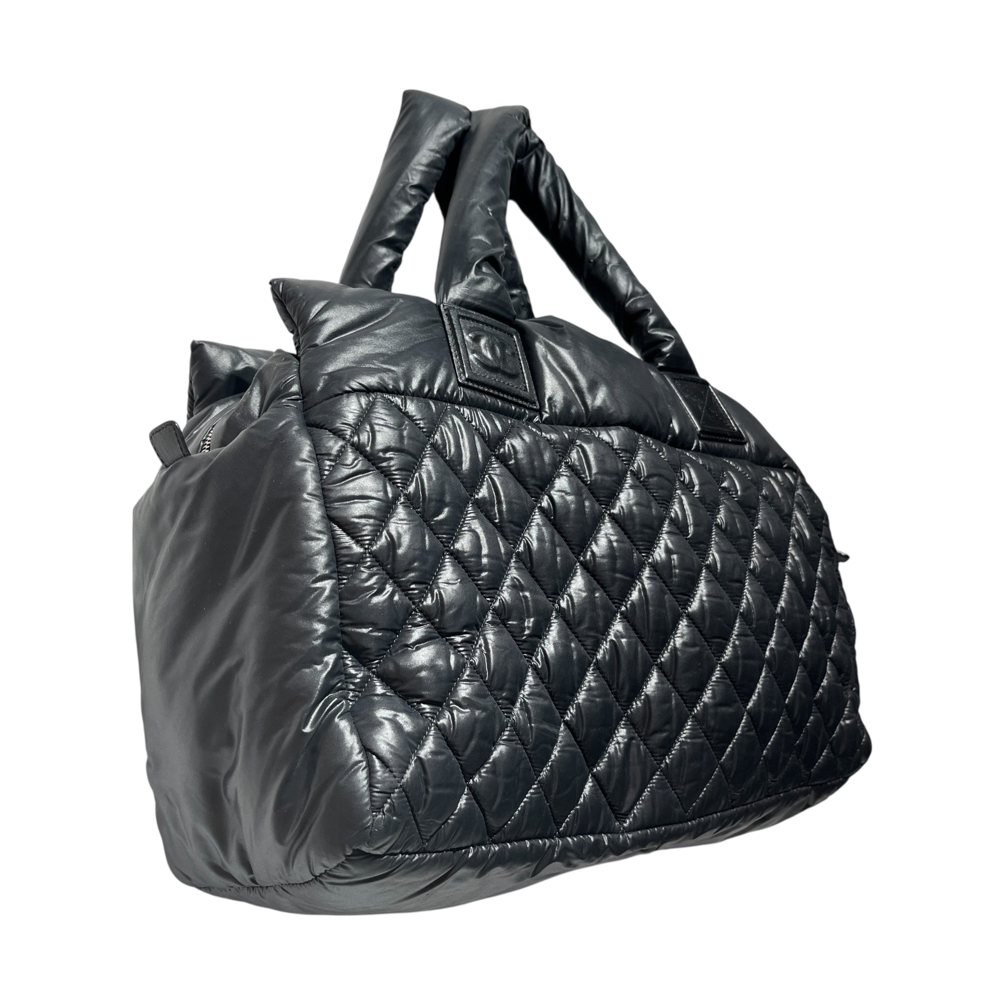 CHANEL/Tote Bag/Nylon/BLK/NYLON BAG view 3