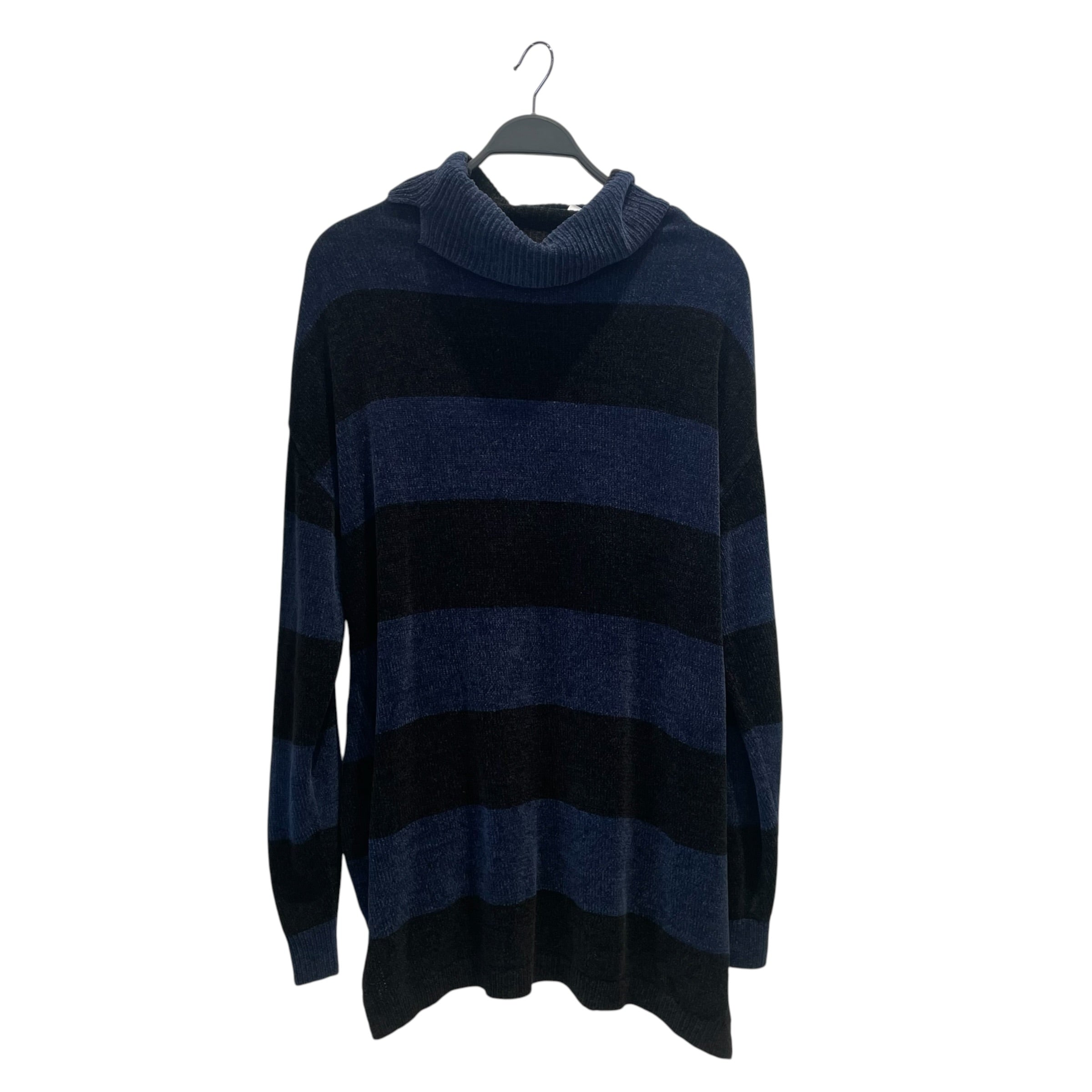 MIHARA YASUHIRO/Sweater/48/Stripe/Wool/NVY/Striped Turtleneck view 2