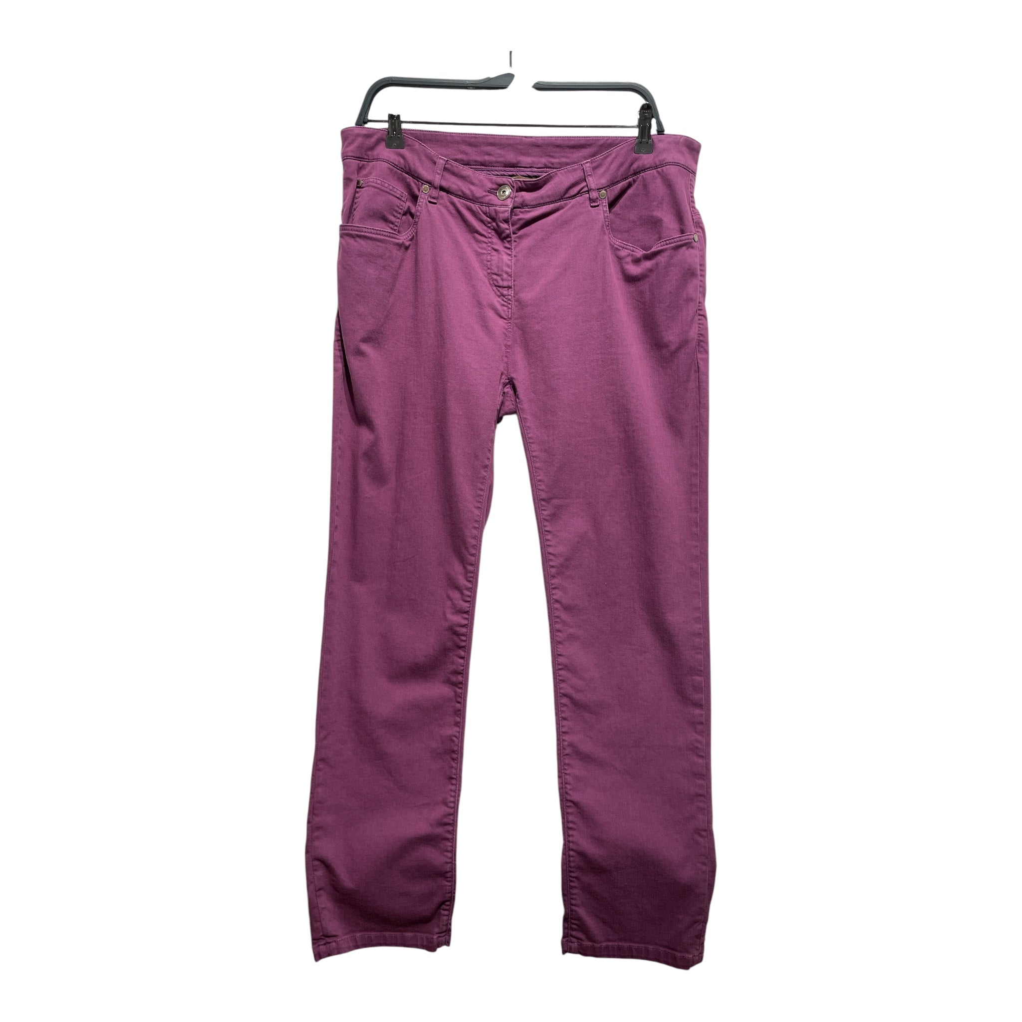 BRUNELLO CUCINELLI/Straight Pants/10/Cotton/PPL/Barney Colored Pants view 1