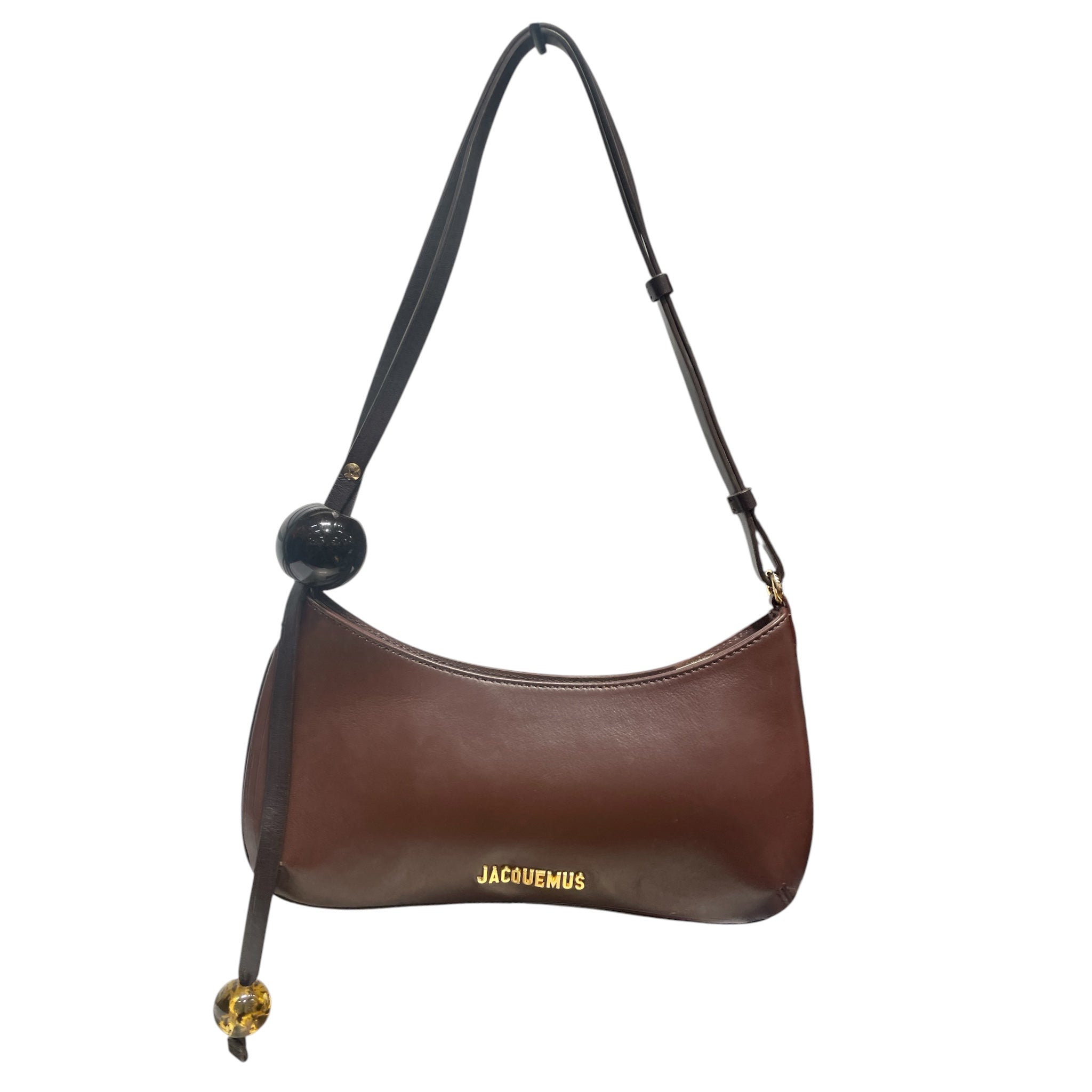 JACQUEMUS/Cross Body Bag/Leather/BRW/LE BISOU PERLE SHOULDER BAG view 1