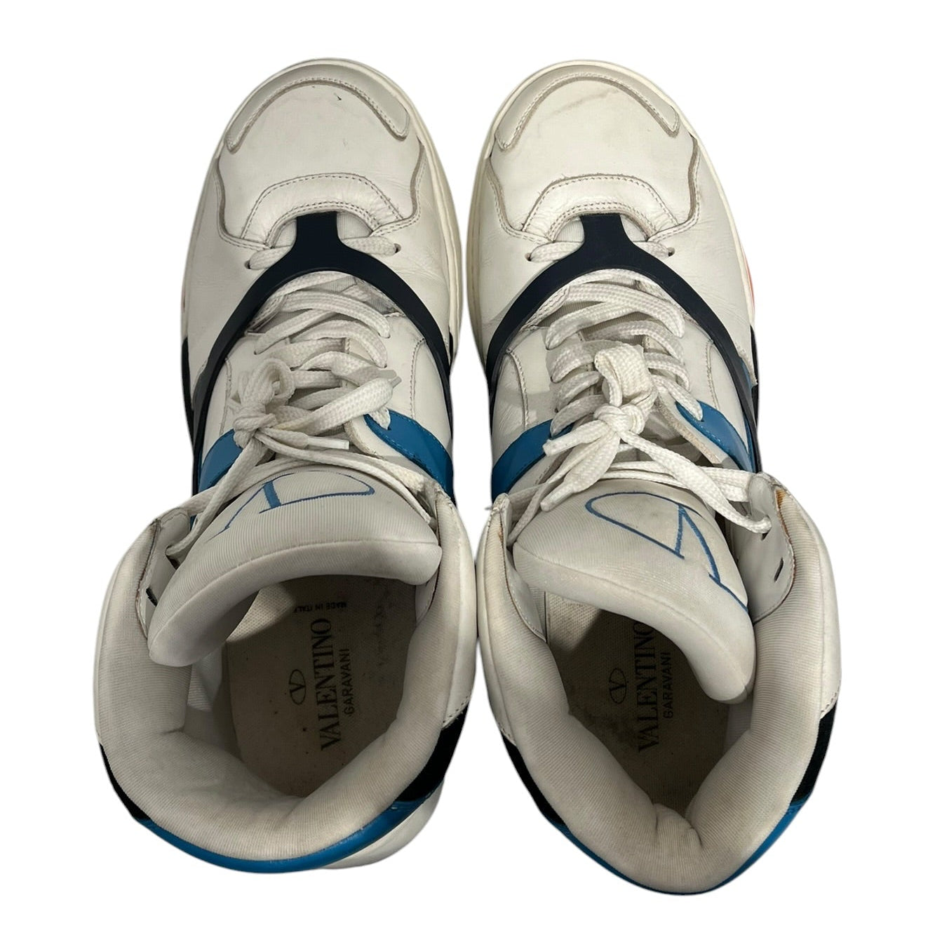 VALENTINO/Hi-Sneakers/EU 45.5/Leather/MLT/ORN, BLU, NVY, WHT MADE ONE view 5