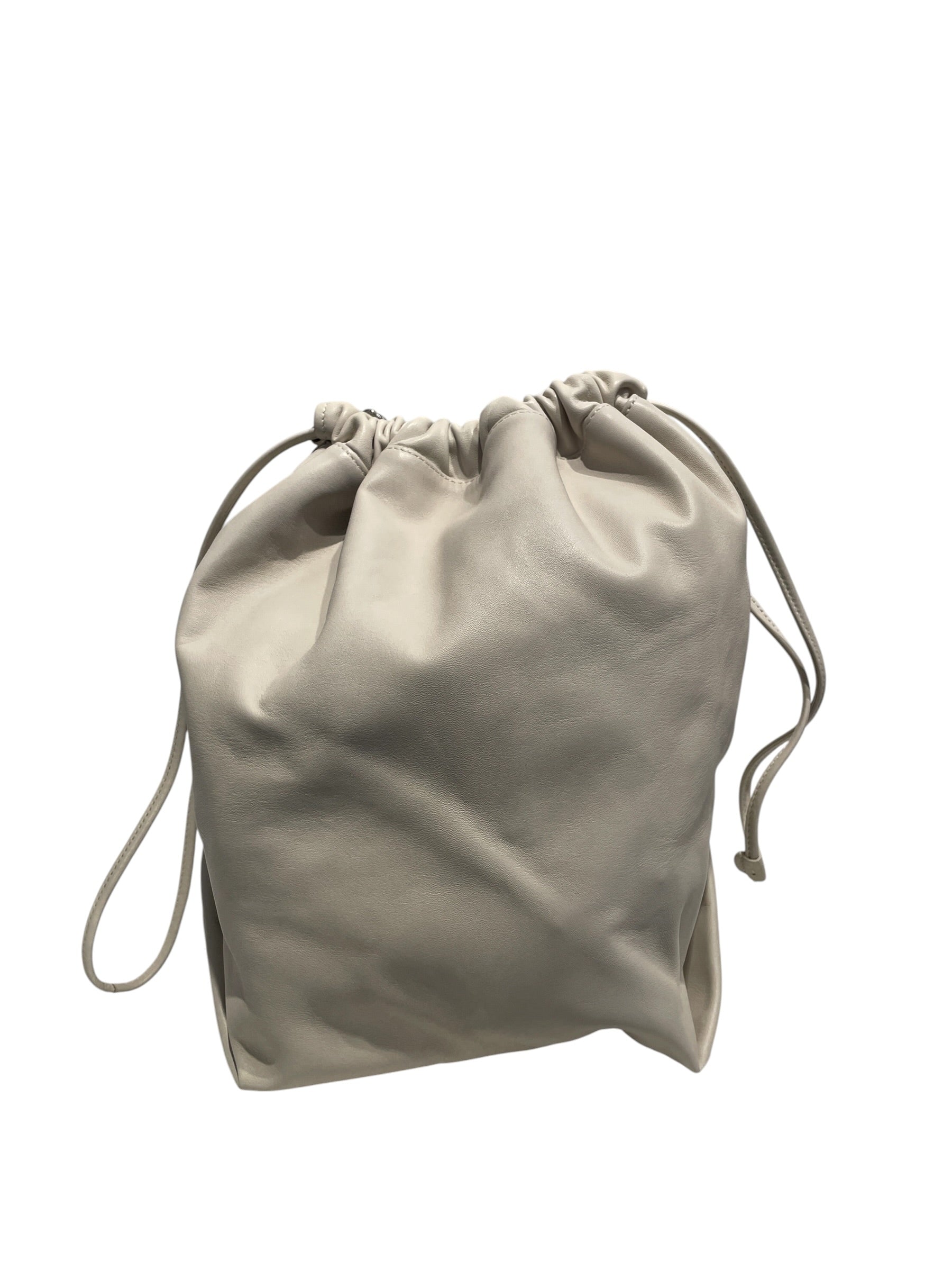 YVES SAINT LAURENT/Pouch/Leather/CRM/TEDDY DRAWSTRING view 2