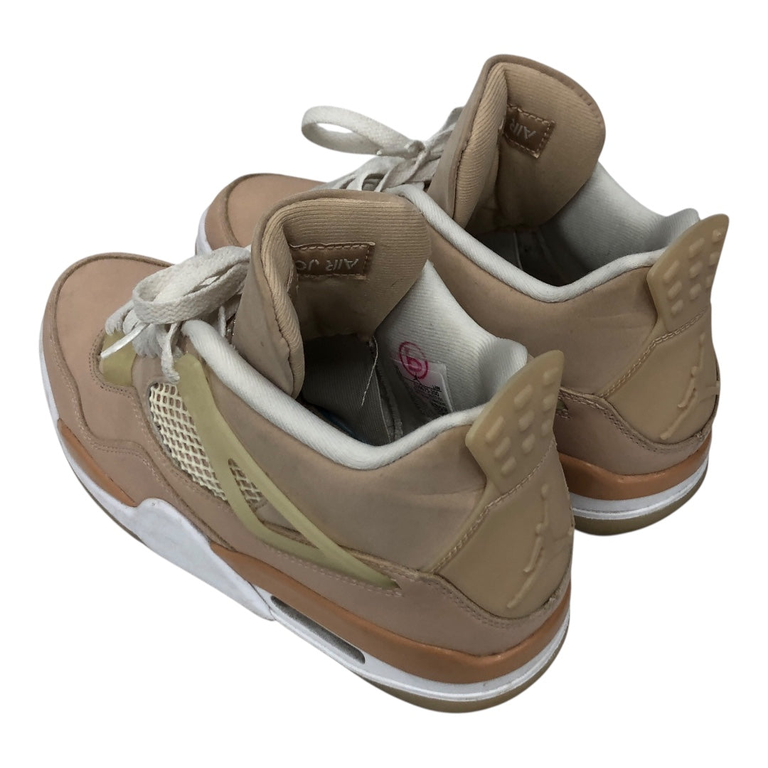 NIKE/AIR JORDAN 4 RETRO/Hi-Sneakers/US 8.5/Leather/PNK/DJ0675-200 view 2