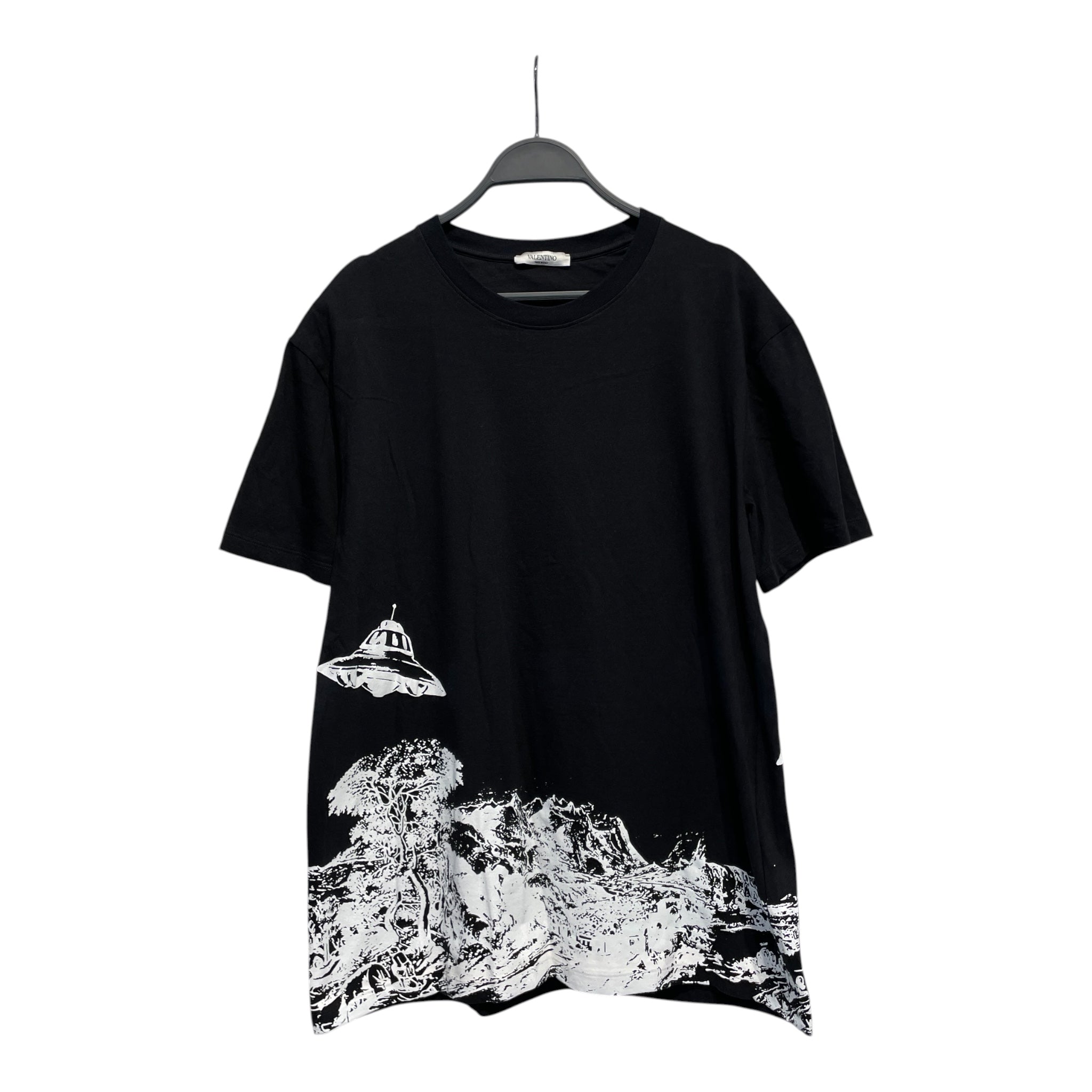 VALENTINO/UNDERCOVER/T-Shirt/52/Cotton/WHT/ufo/trees view 1