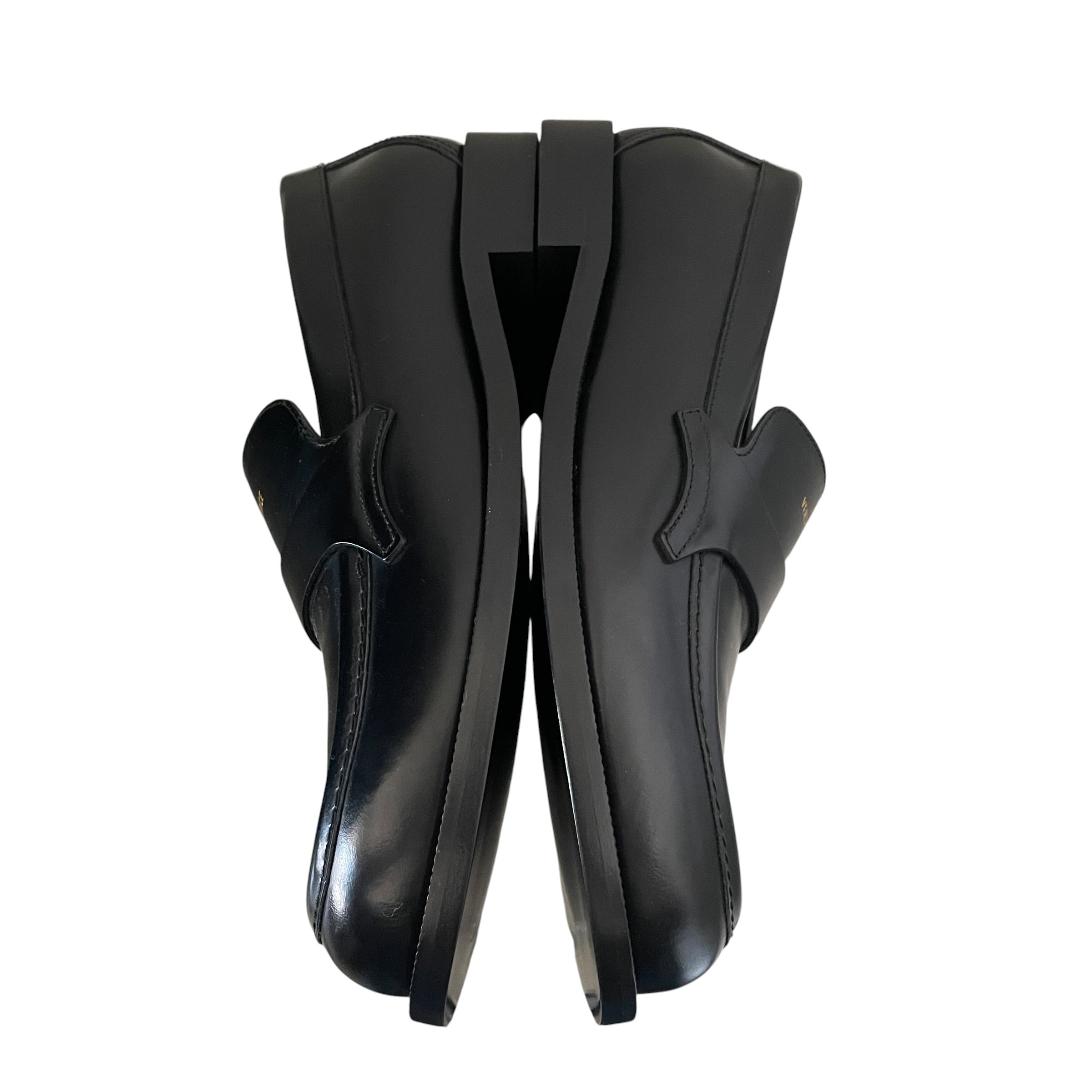 VERSACE/Loafers/EU 43/Leather/BLK/Slip-on/Nero Vitello Black Loafers view 6