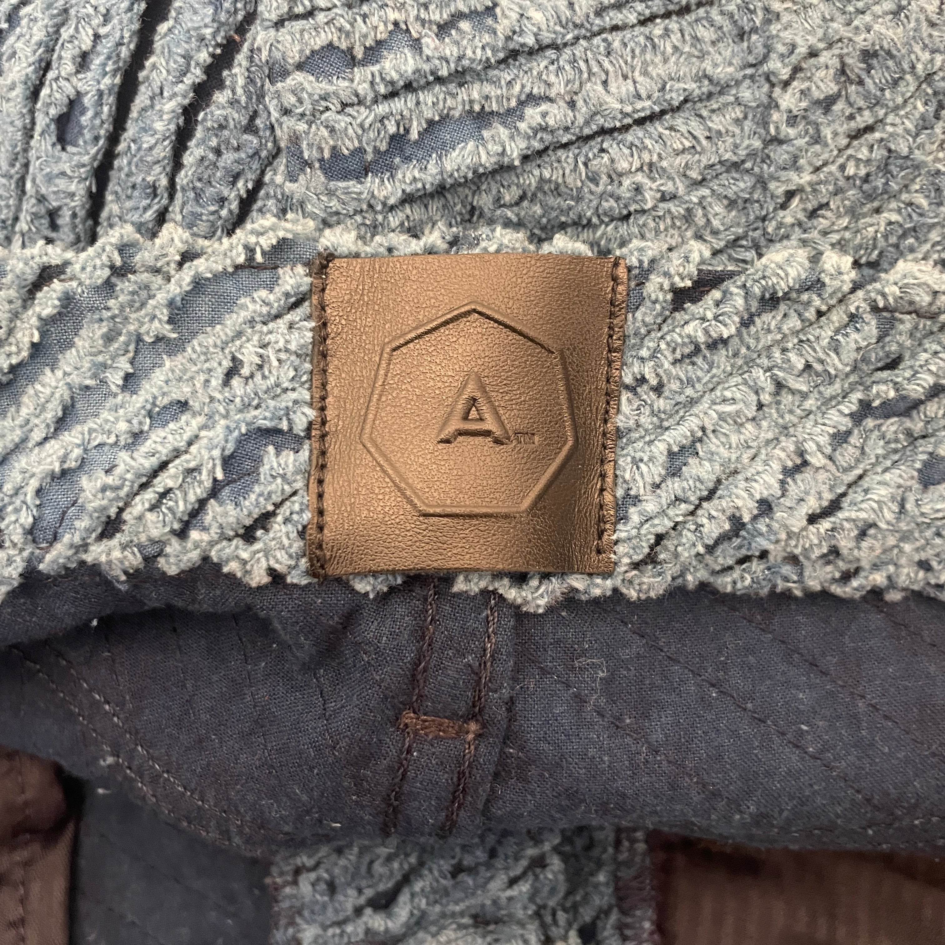 alchemist/Bootcut Pants/32/Cotton/BLU/FLARE TEXTURED PANTS view 3
