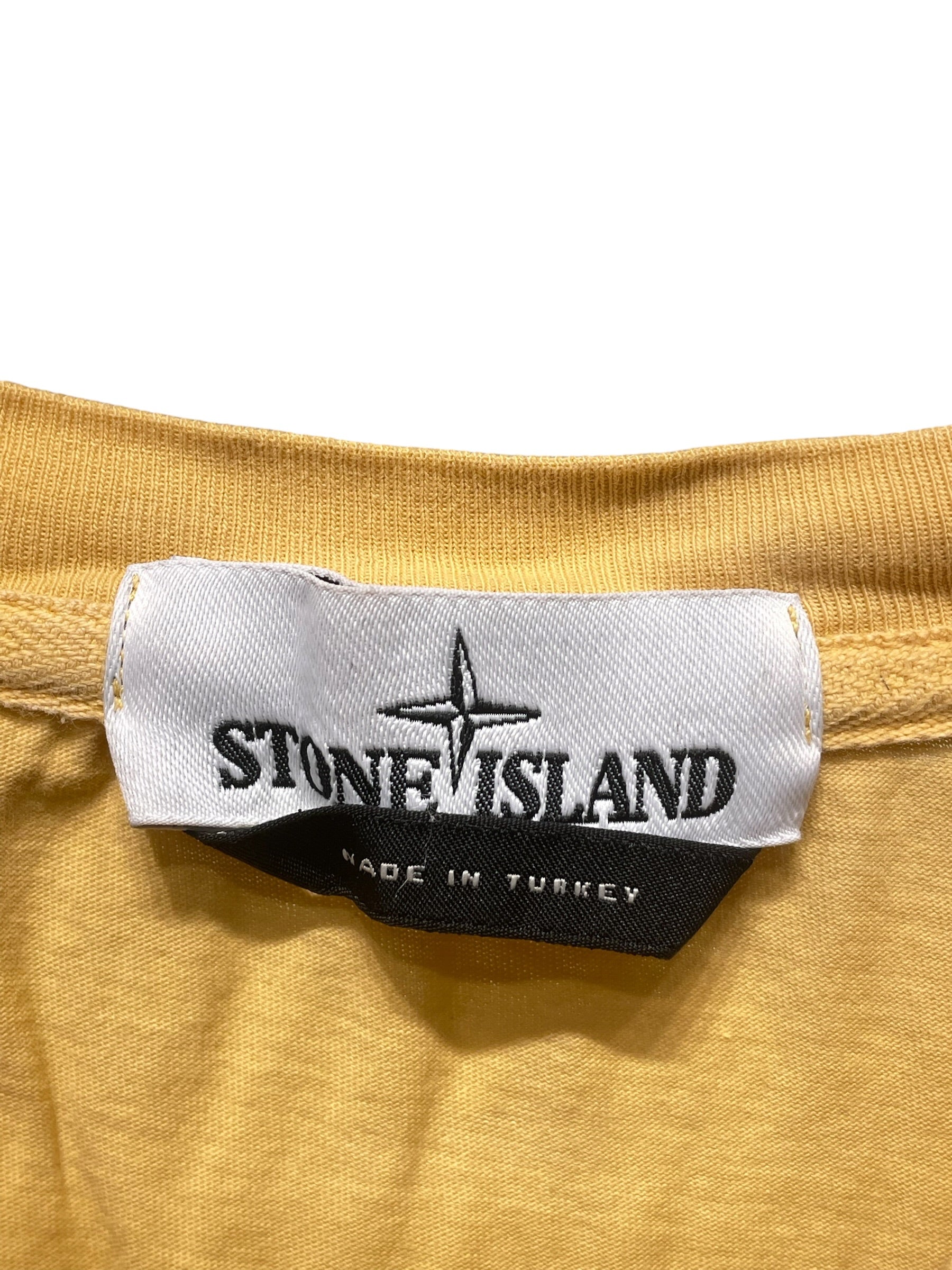 STONE ISLAND/T-Shirt/XL/Cotton/YEL/ view 3