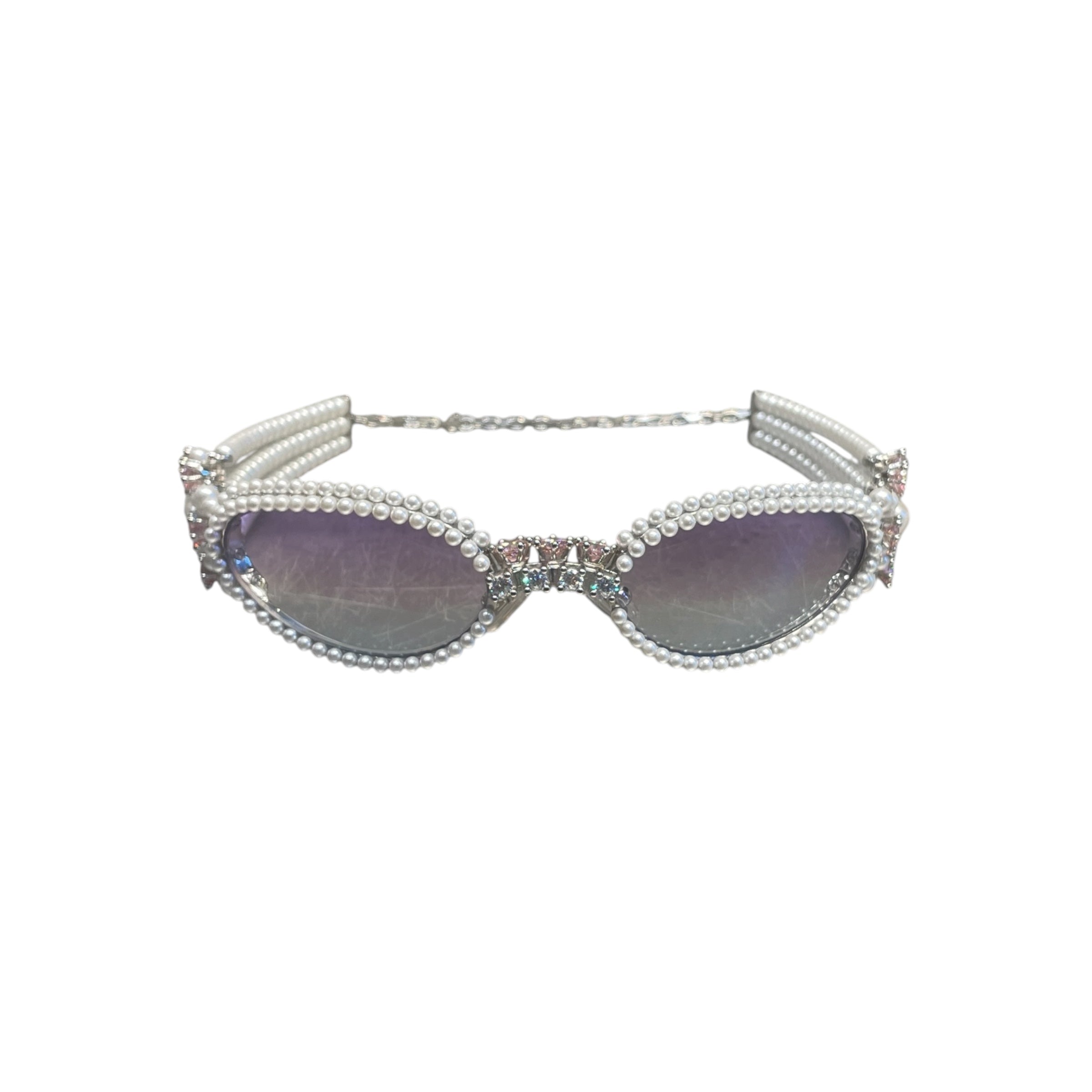 GENTLE MONSTER/Sunglasses/Titanium/SLV/Bijou de cat eye view 1