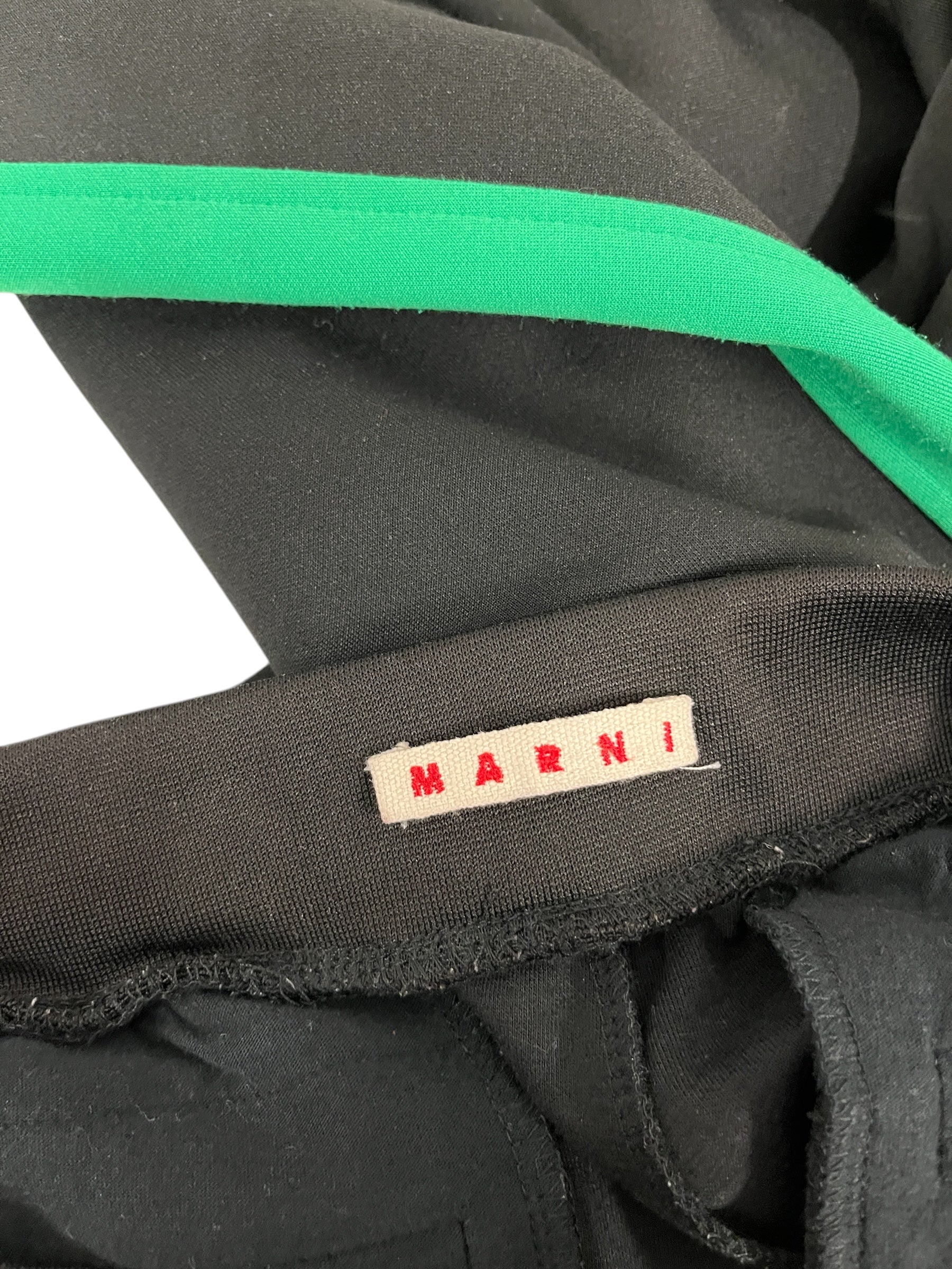MARNI/Pants/12/Polyester/BLK/M LOGO view 4