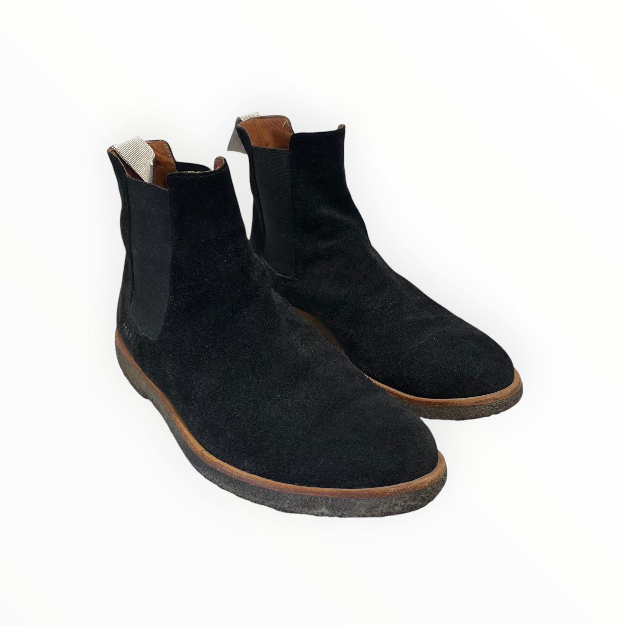 COMMON PROJECTS/Chelsea Boots/EU 40/Suede/BLK/Black Suede view 1
