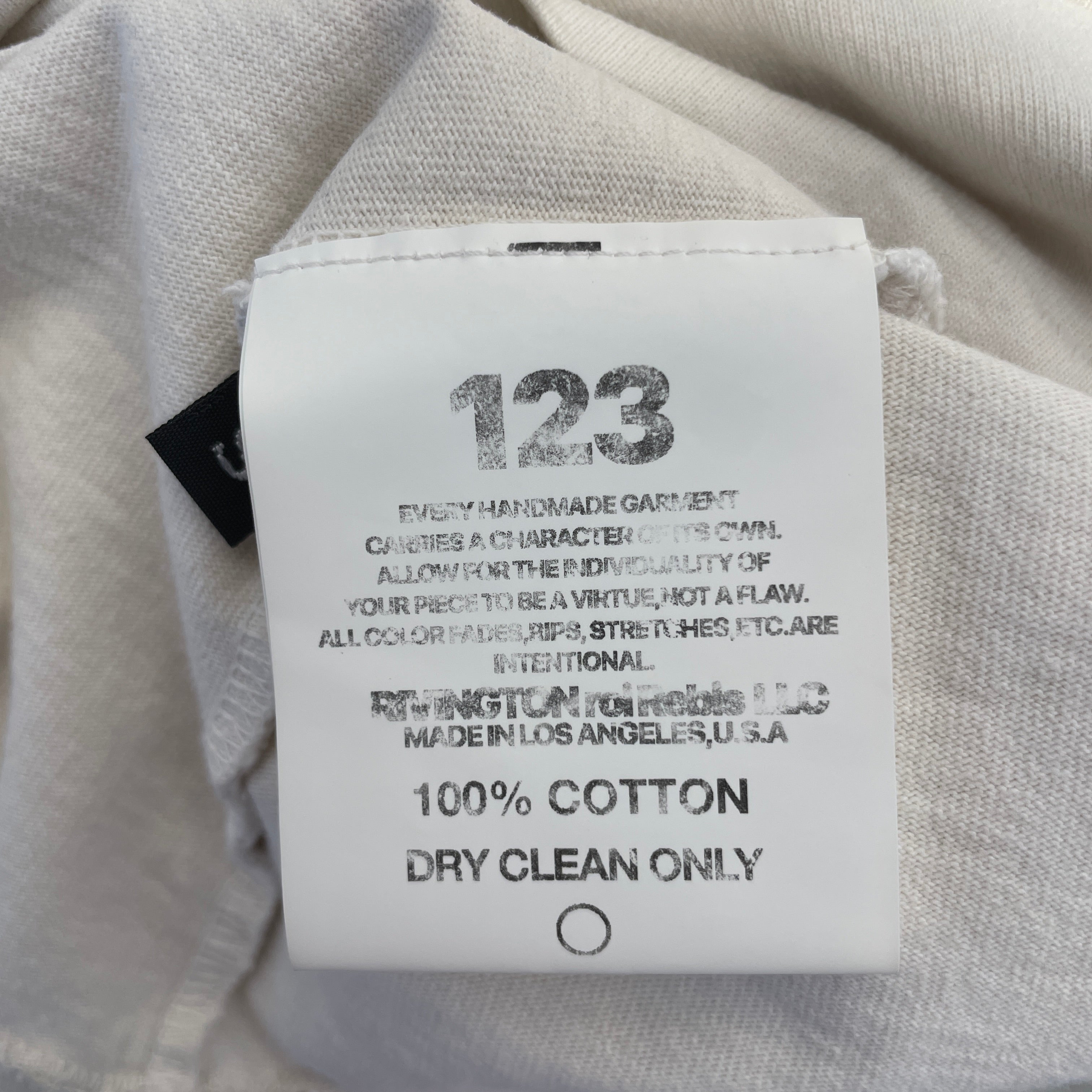 FEAR OF GOD/T-Shirt/S/Cotton/CRM/APOCALYPSE view 3