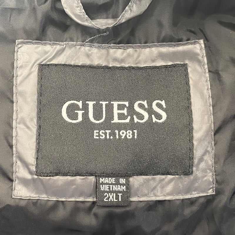 GUESS/Puffer Jkt/XXL/Nylon/GRY/