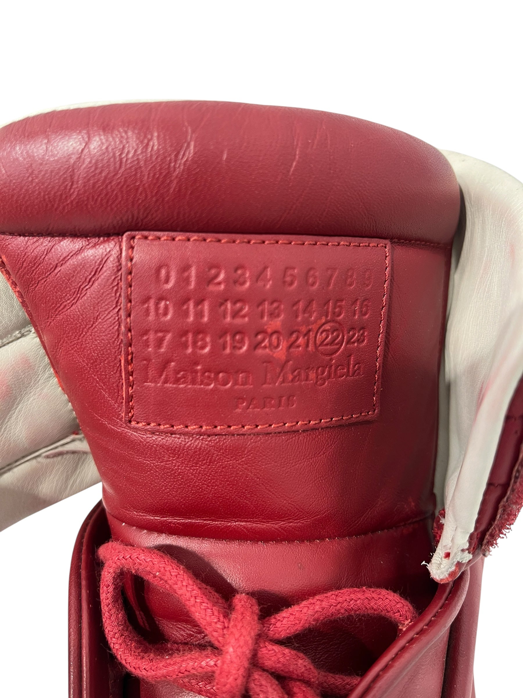 Maison Margiela/Hi-Sneakers/EU 43/Leather/RED/FUTURE HI TOP RED view 6