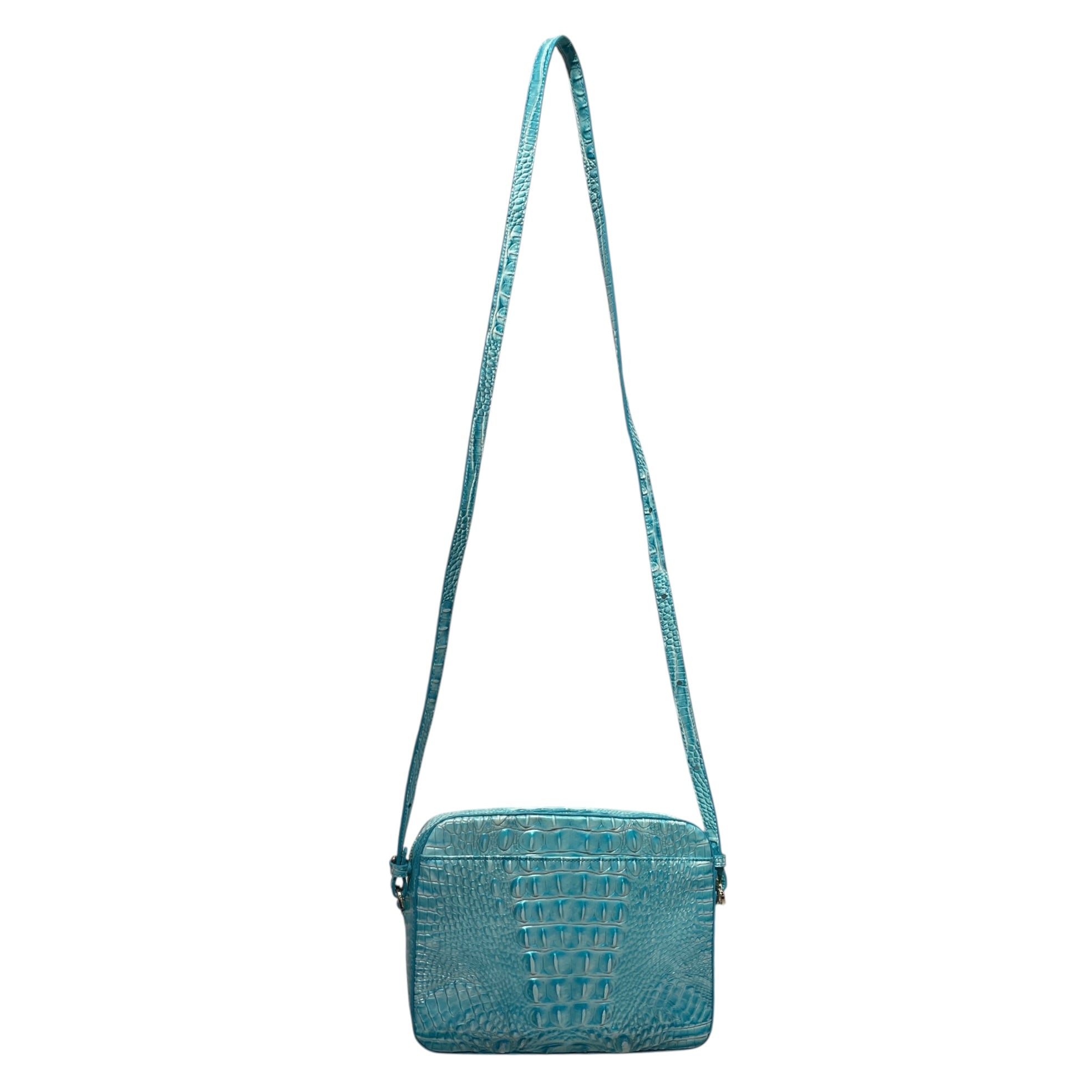 Brahmin/Cross Body Bag/Animal Pattern/Leather/BLU/ view 2